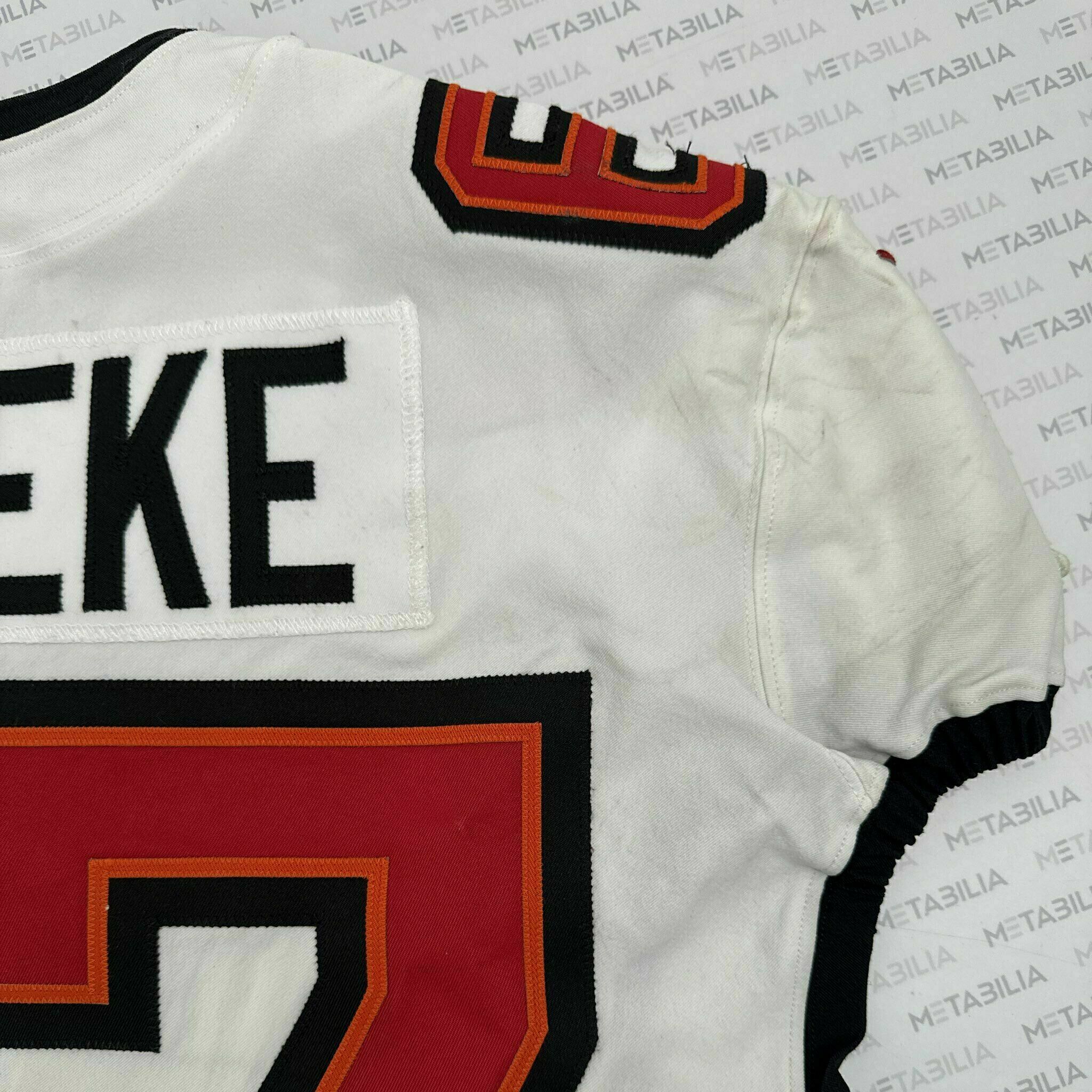 #67 Luke Goedeke Game Worn Jersey 9/13 vs Bengals