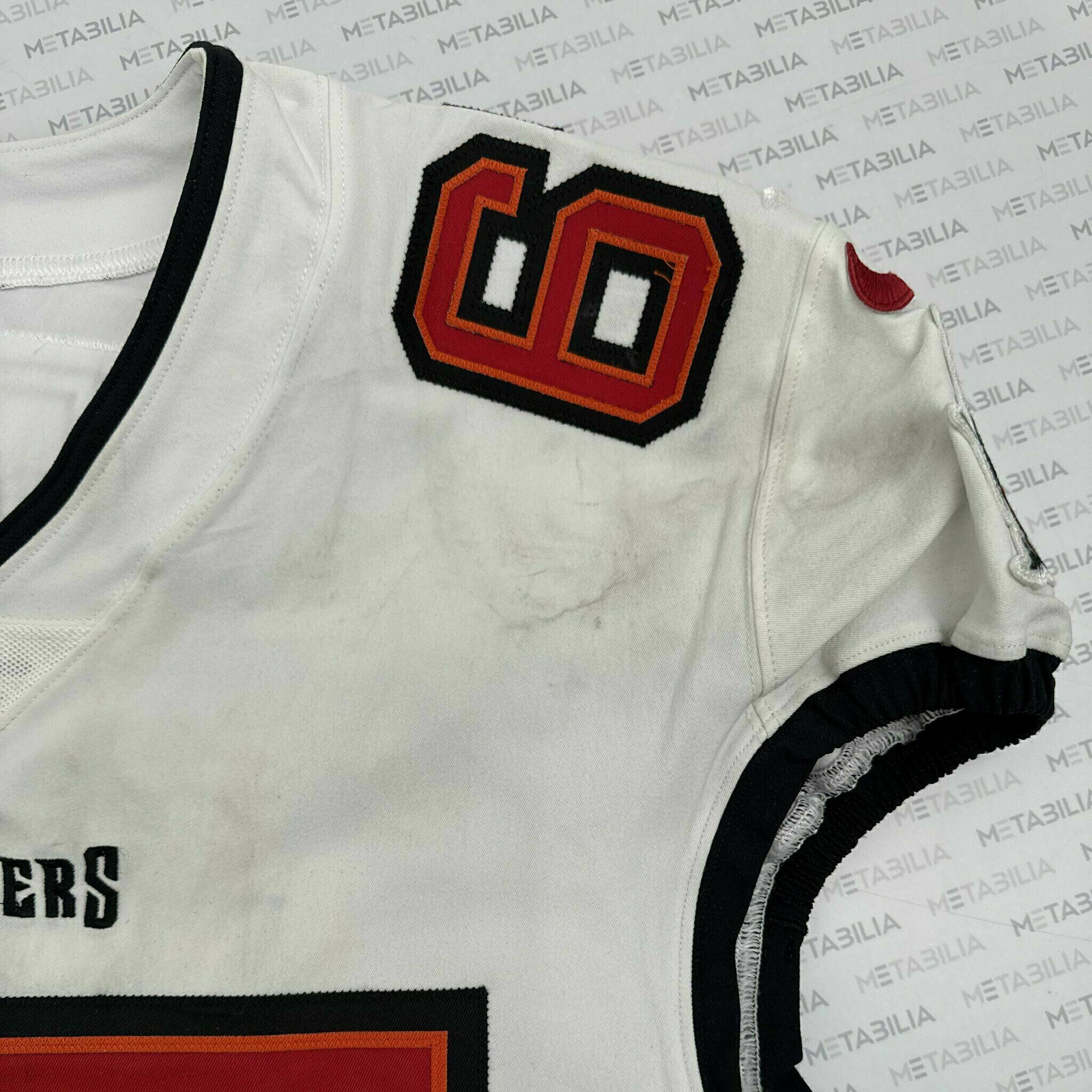 #67 Luke Goedeke Game Worn Jersey 9/13 vs Bengals