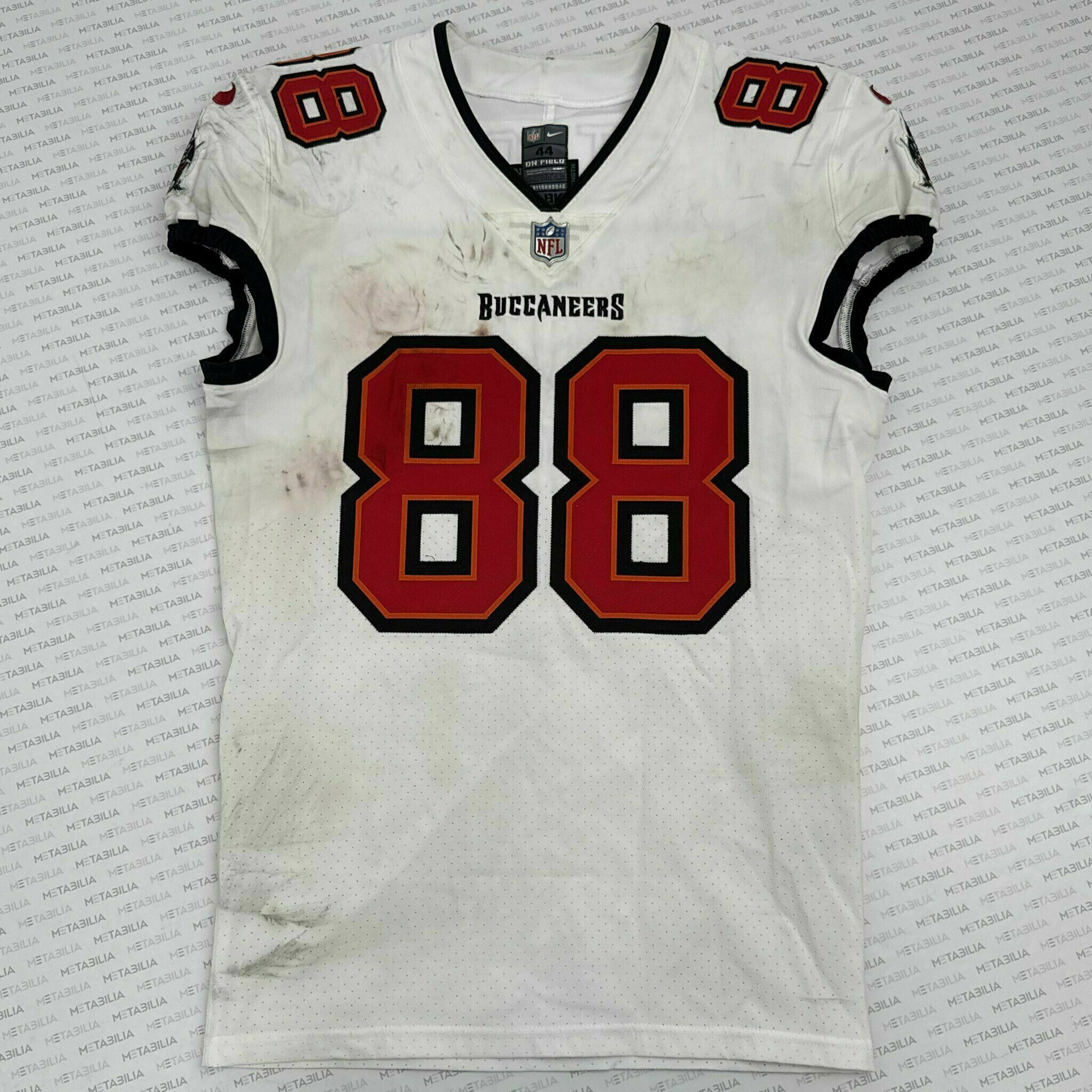 #88 Cade Otton Game Worn Jersey 9/13 vs Bengals