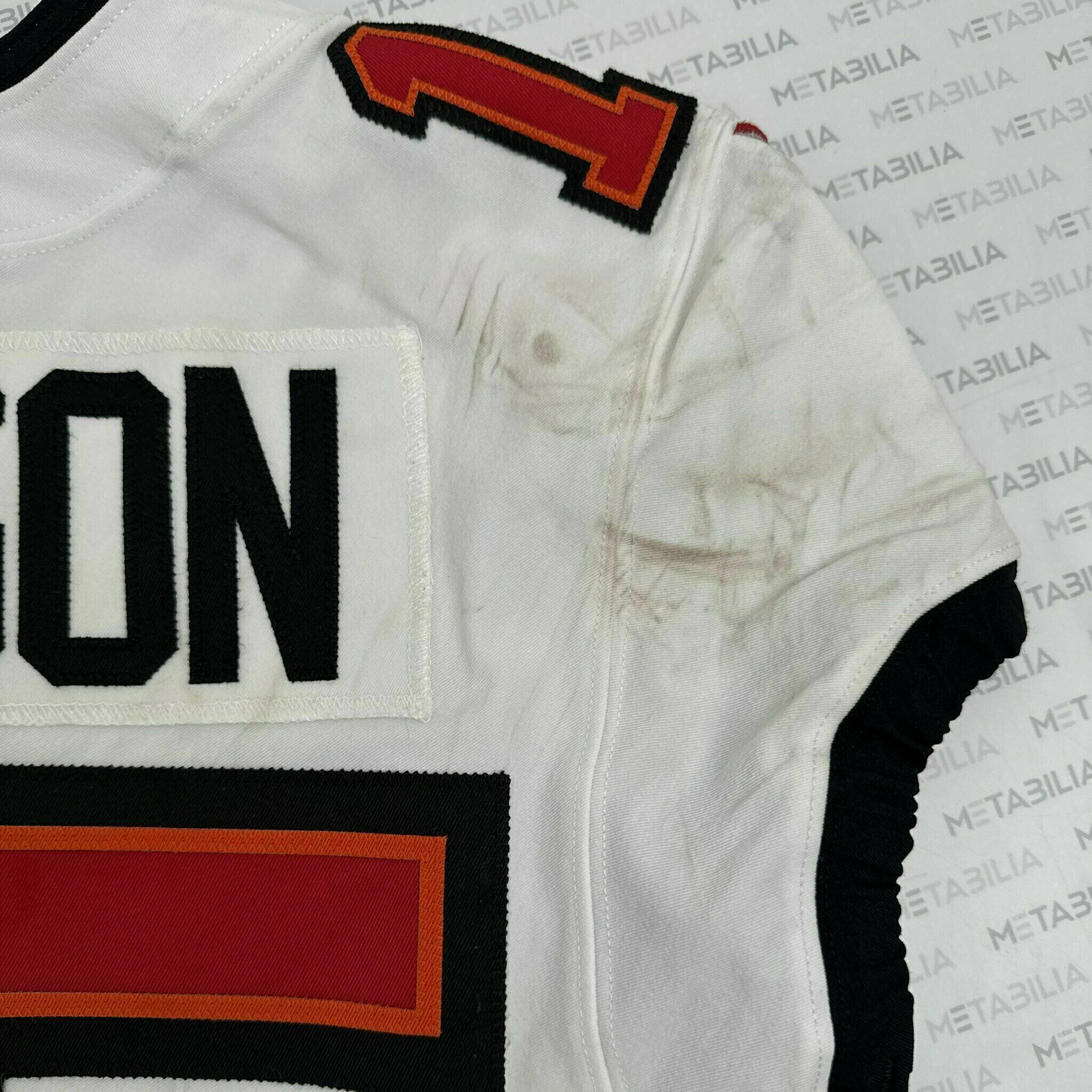 #15 Tez Johnson Game Worn Jersey 9/13 vs Bengals