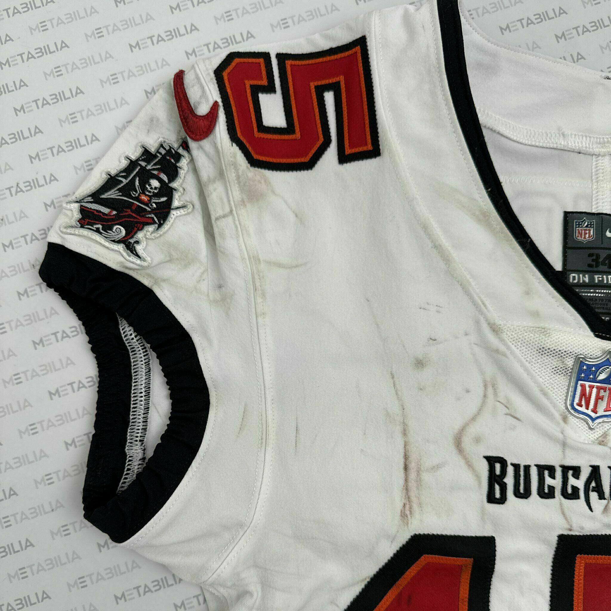 #15 Tez Johnson Game Worn Jersey 9/13 vs Bengals