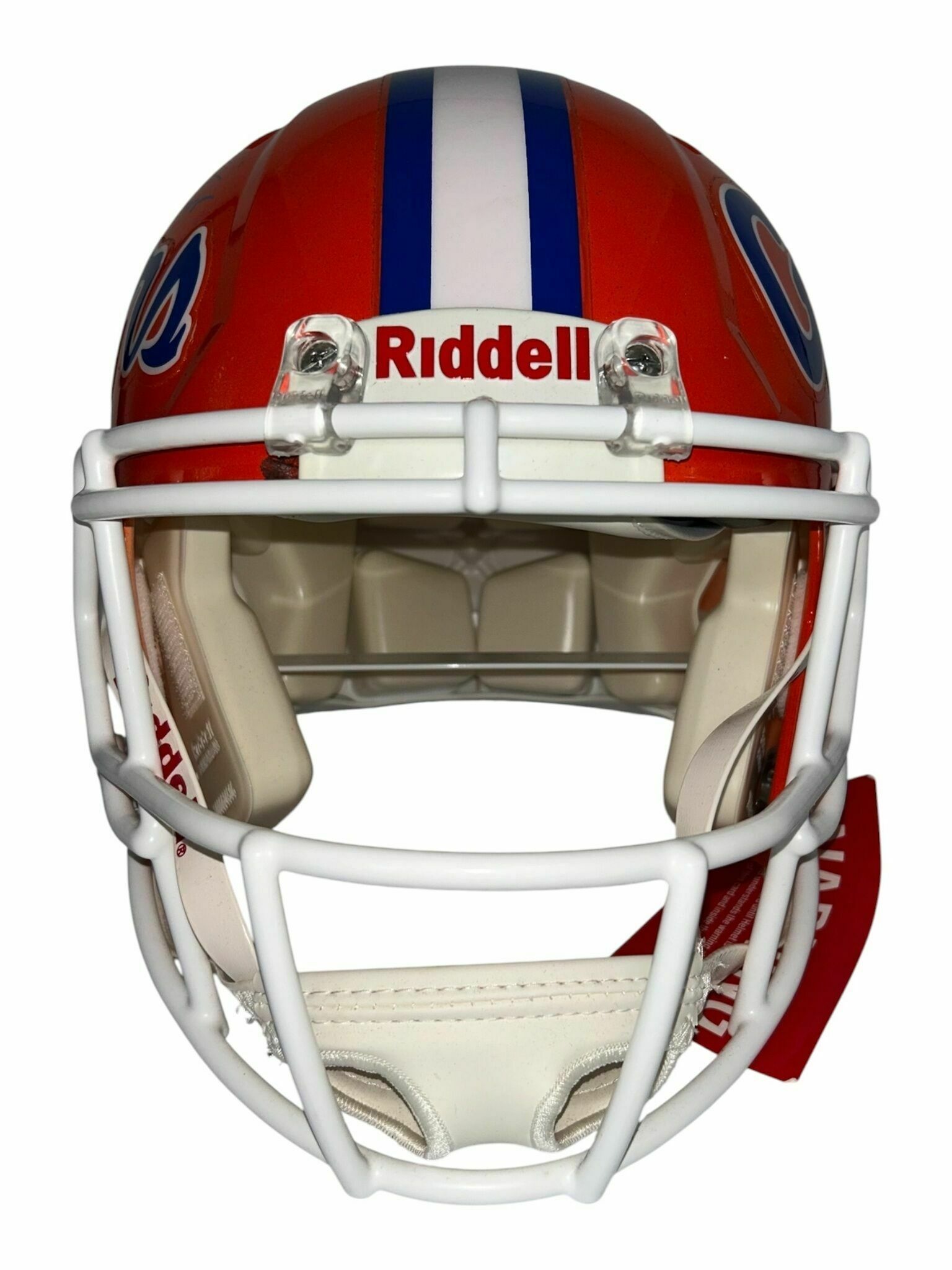 Anthony Richardson UF Gators Full Size Authentic Orange Script Autographed Helmet - Beckett Authentic