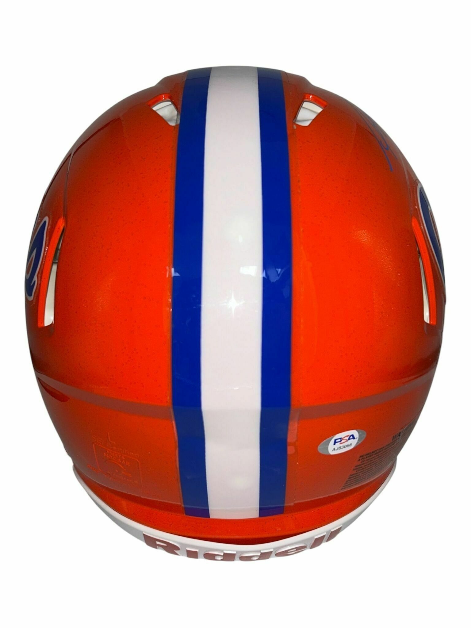 Anthony Richardson UF Gators Full Size Authentic Orange Script Autographed Helmet - Beckett Authentic