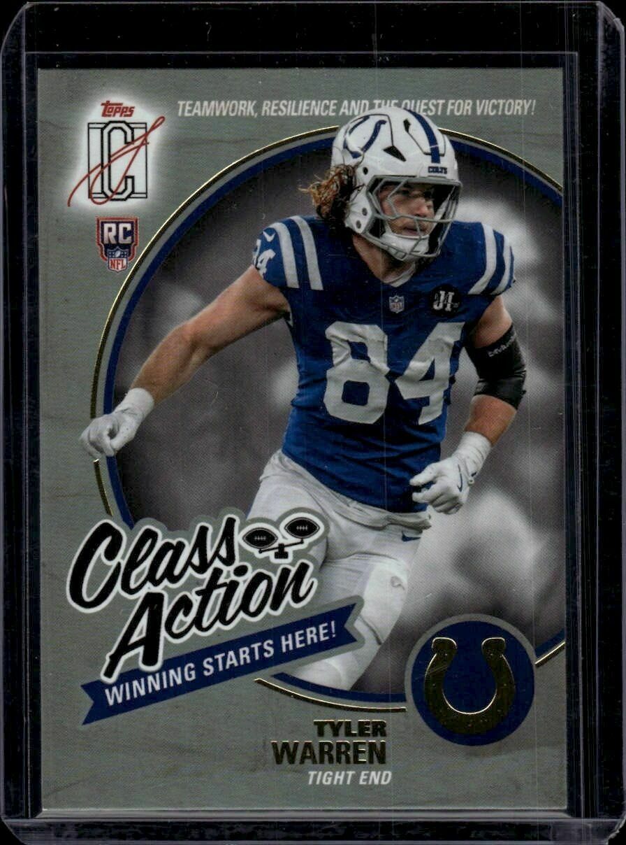 2025 Topps Signature Class Tyler Warren Class Action Rookie Trading Card