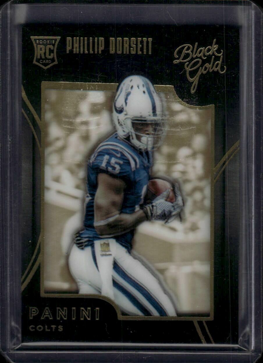 2015 Panini Black Gold Phillip Dorsett Shadowbox /199 Rookie Trading Card