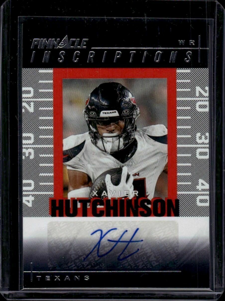 2024 Panini Pinnacle Encore Xavier Hutchinson Inscriptions Autograph /99 Trading Card