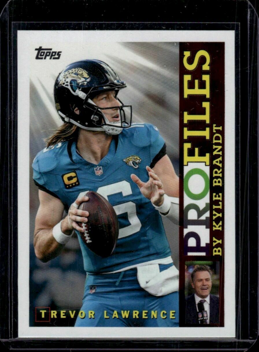 2026 Topps Flagship Trevor Lawrence Topps Profiles Trading Card