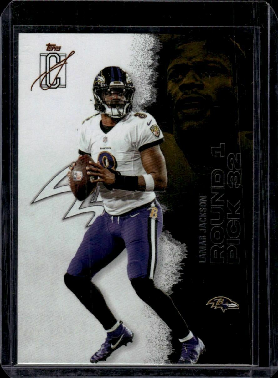 2025 Topps Signature Class Lamar Jackson Veteran Class Trading Card