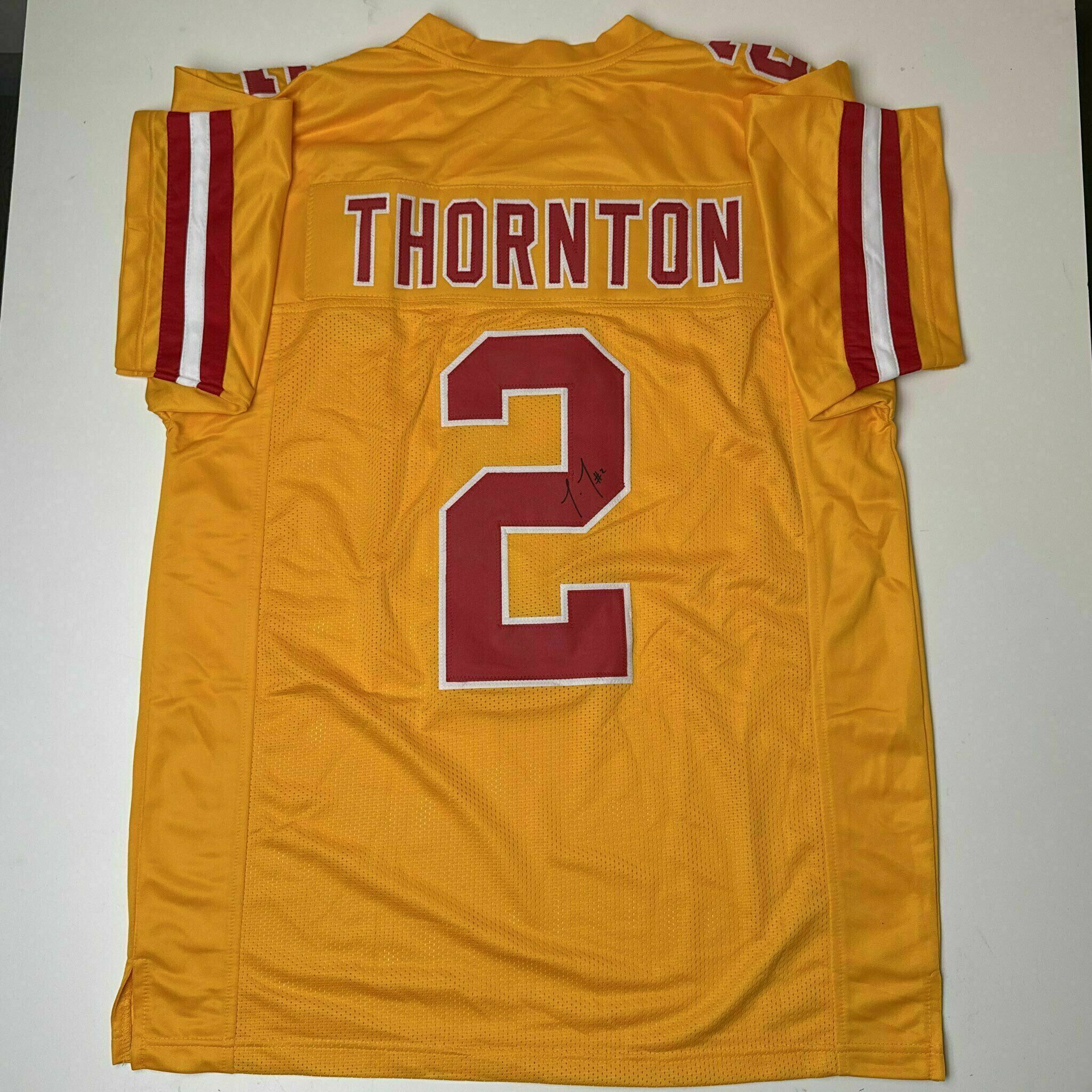 Tyquan Thornton Signed Yellow Custom Jersey