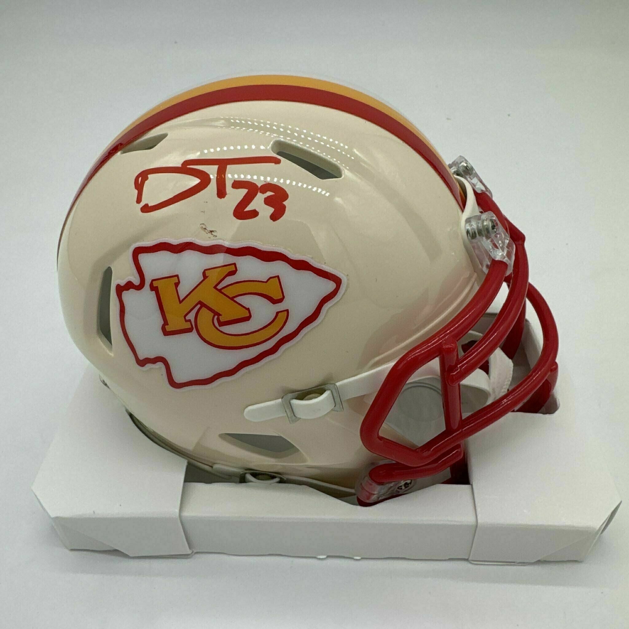 Drue Tranquill Signed Retro Mini Helmet