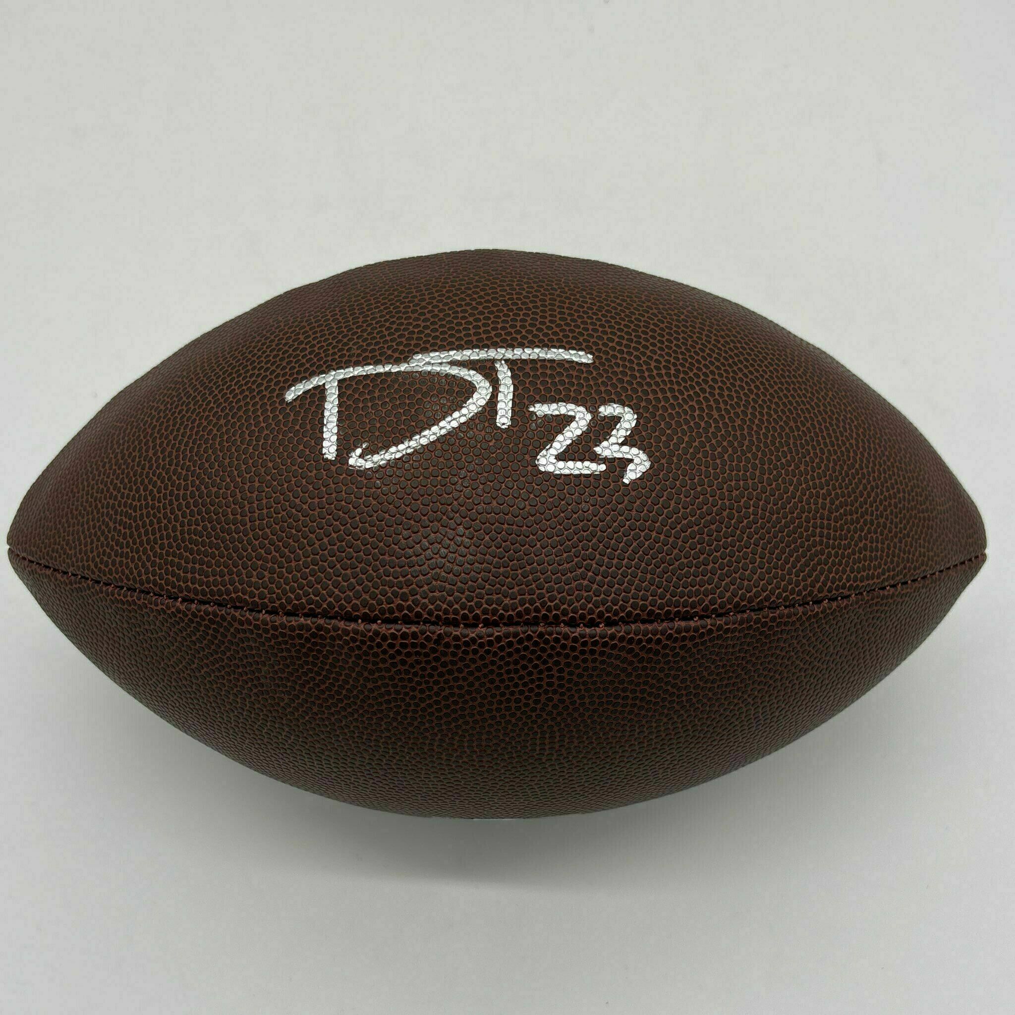 Drue Tranquill Signed Wilson Football