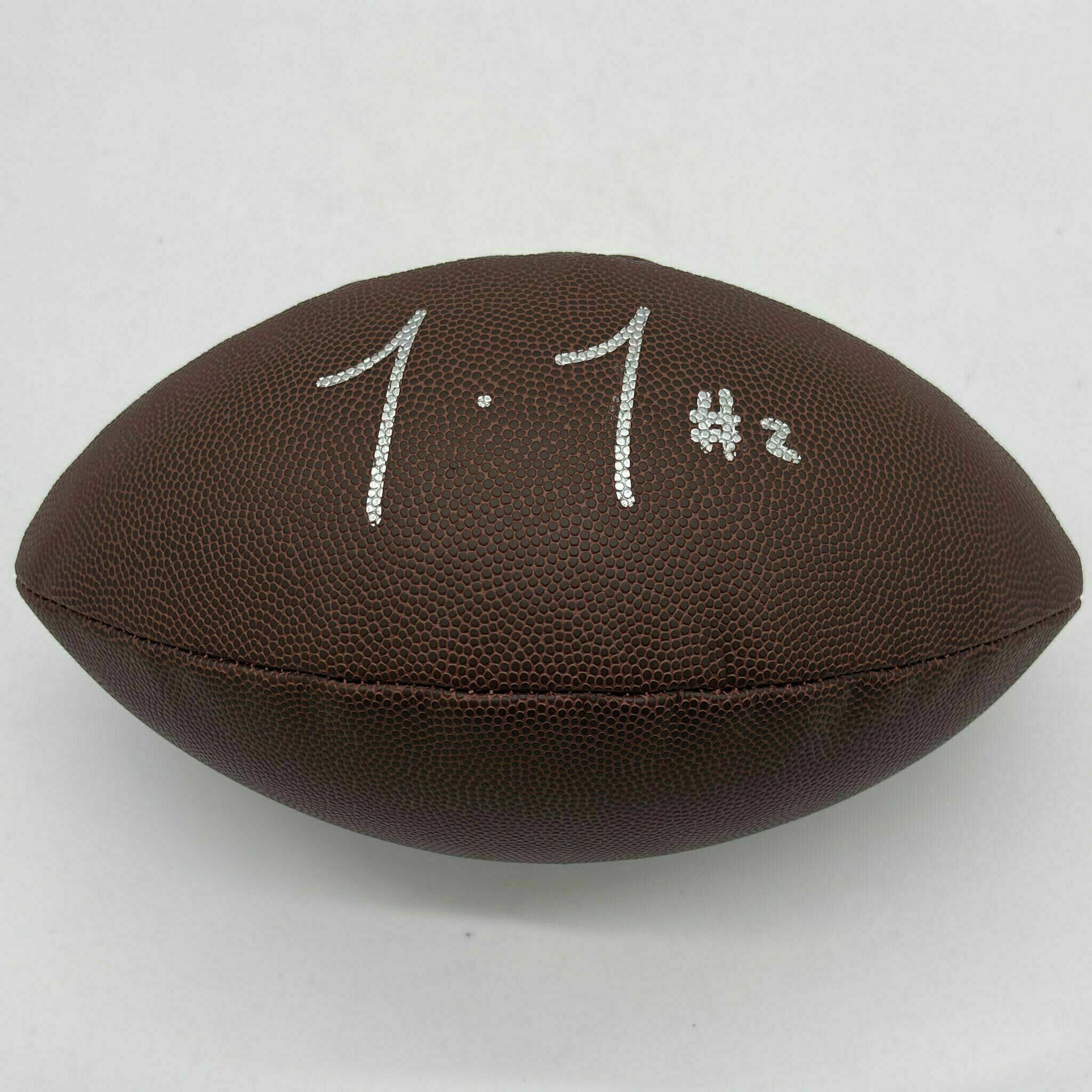 Tyquan Thornton Signed Wilson Football
