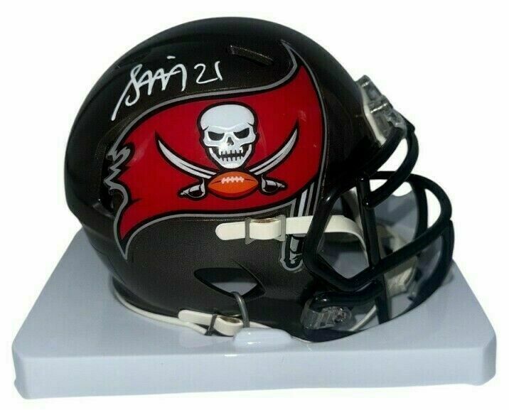 Benjamin Morrison Autographed Tampa Bay Buccaneers Riddell Speed Mini Helmet- JSA