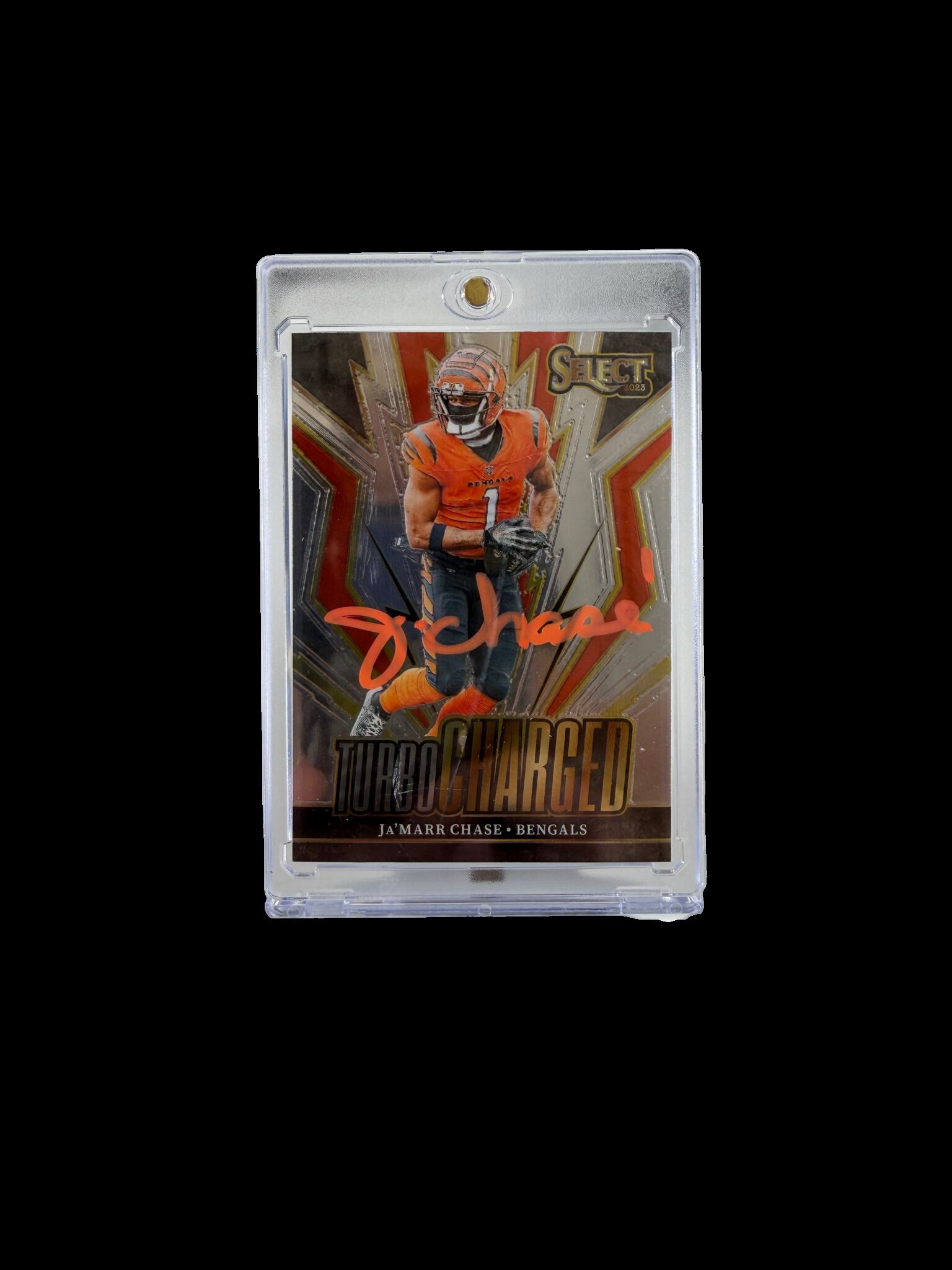 Jamar Chase Autographed Card Beckett Coa