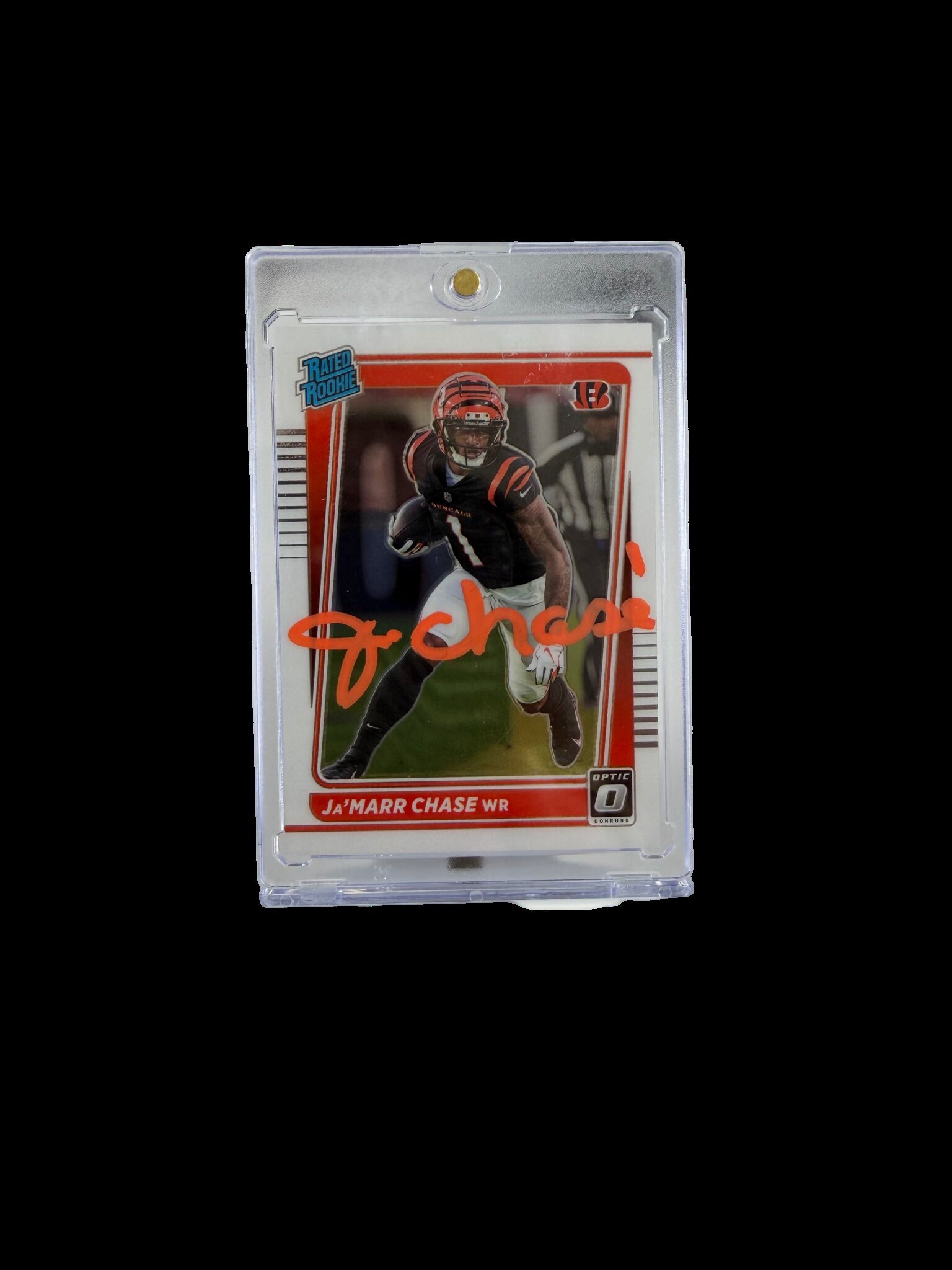 Jamar Chase Autographed Card Beckett Coa