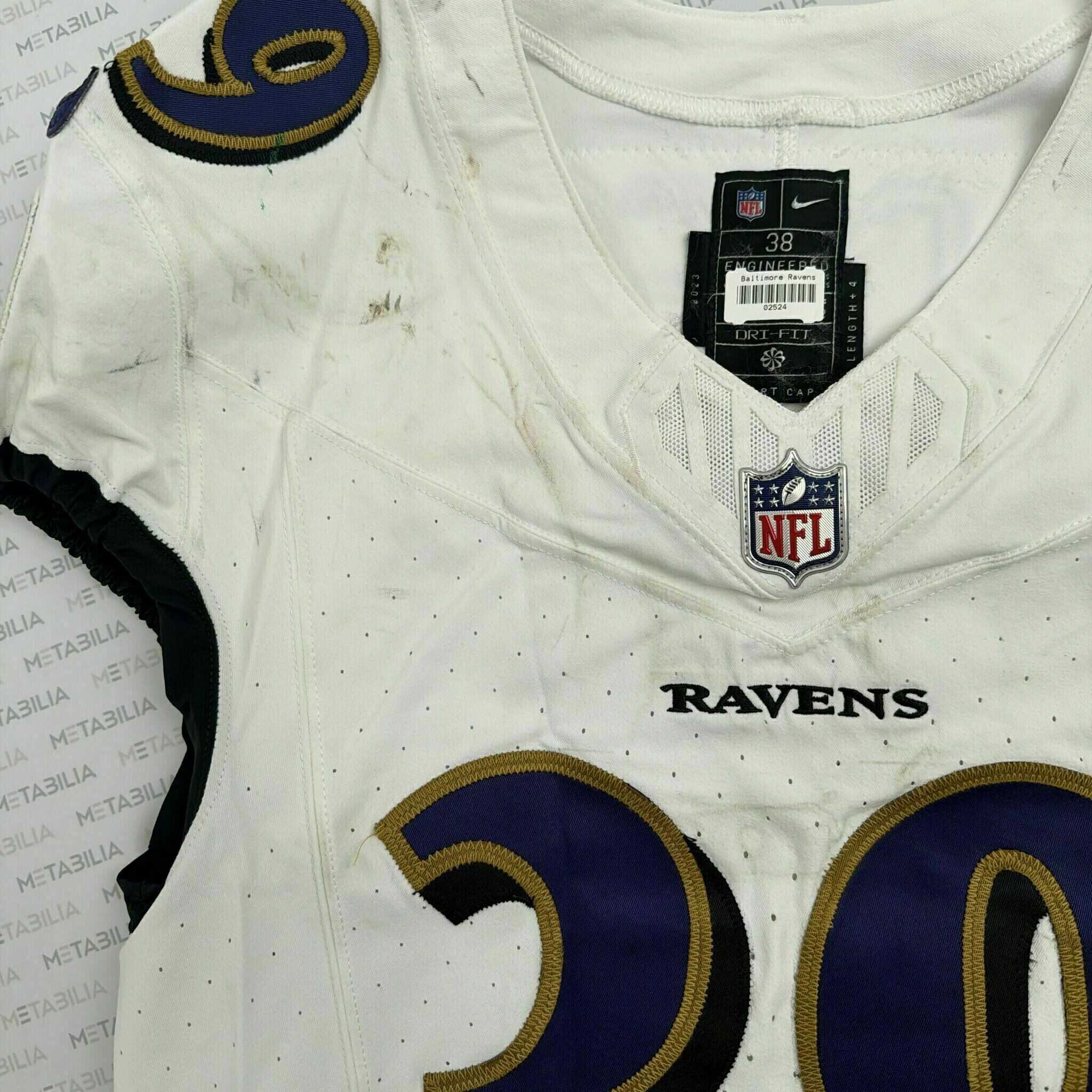#39 Keondre Jackson Game-Worn Jersey vs GBP 25-26