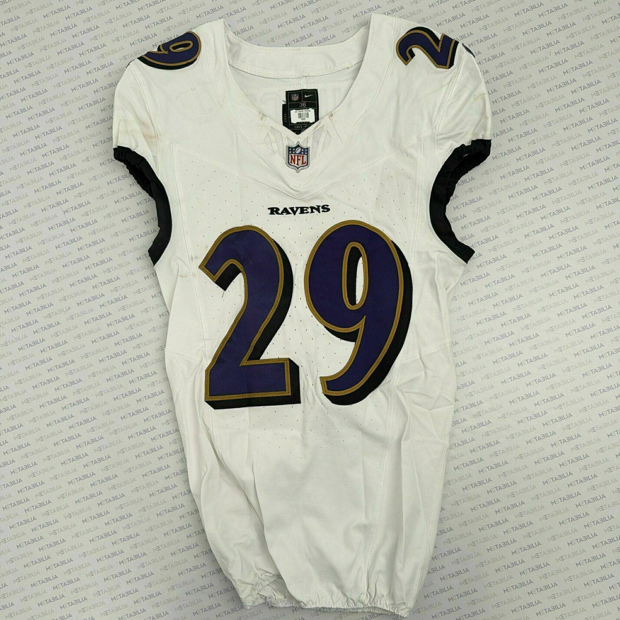 #29 Ar'Darius Washington Game-Worn Jersey vs GBP  25-26