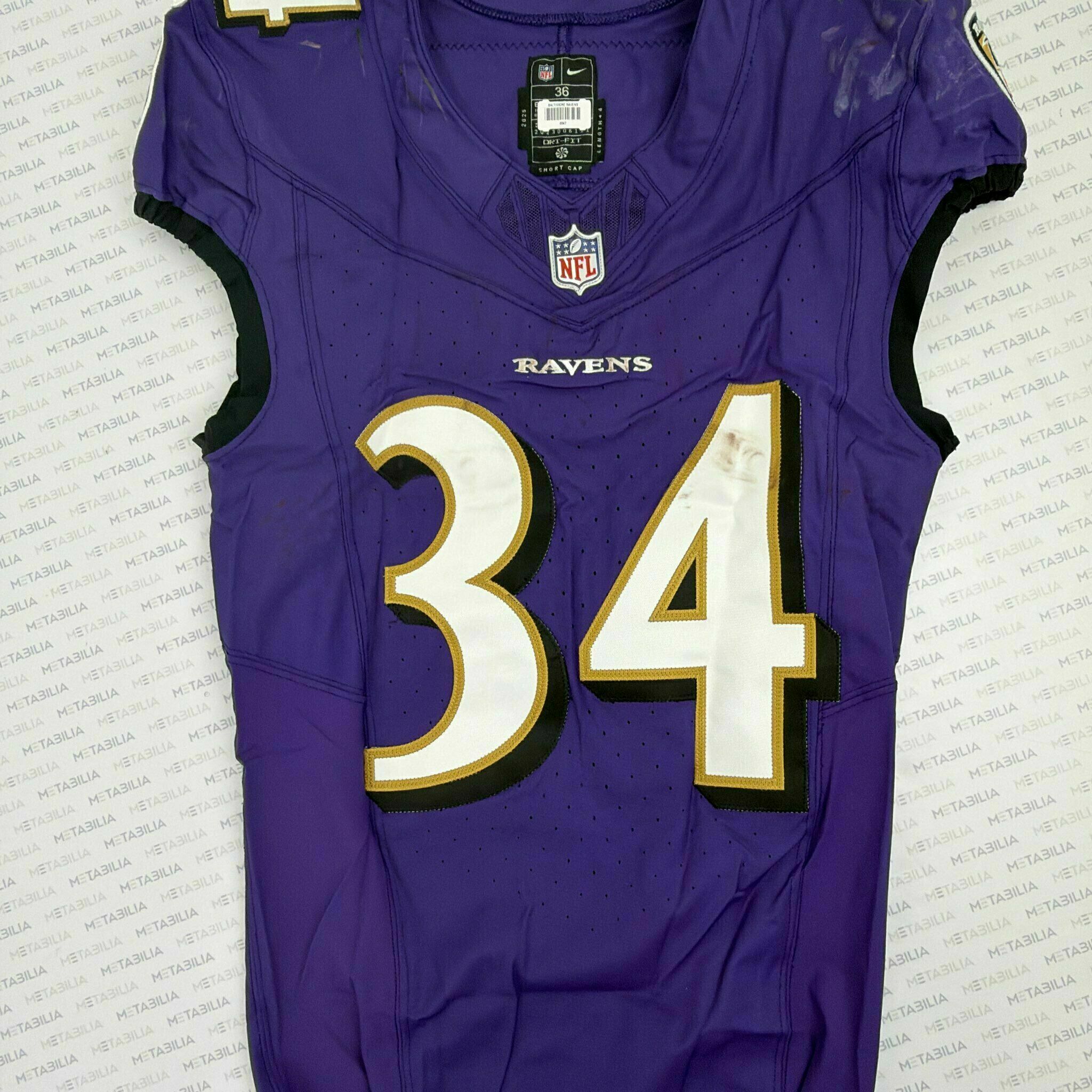 #34 Mitchell Game-Worn Jersey vs CIN 25-26