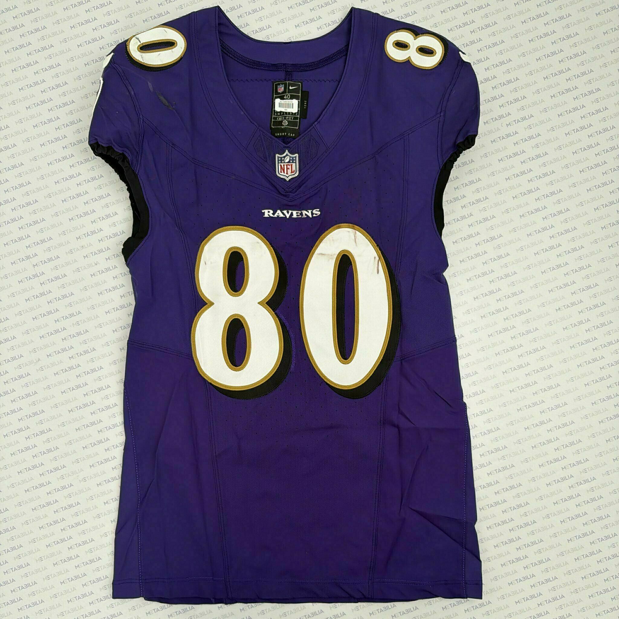 #80 Isaiah Likely Game-Worn Jersey vs PIT 25-26