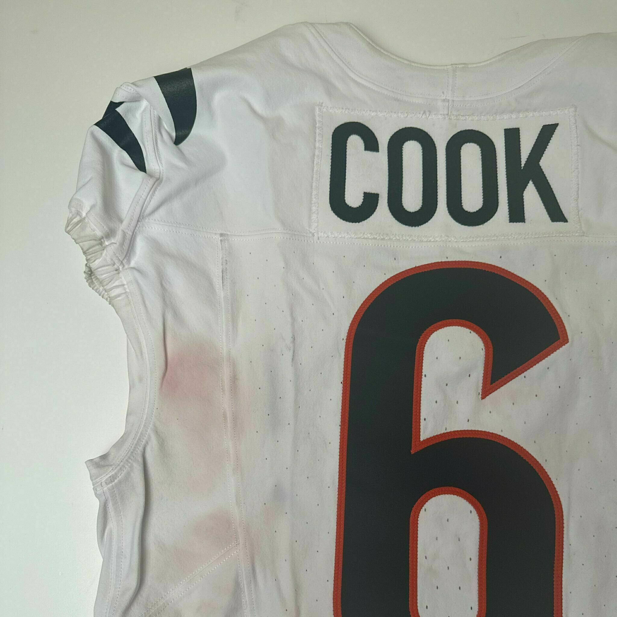 #6 Bryan Cook Game-Worn Jersey vs HOU