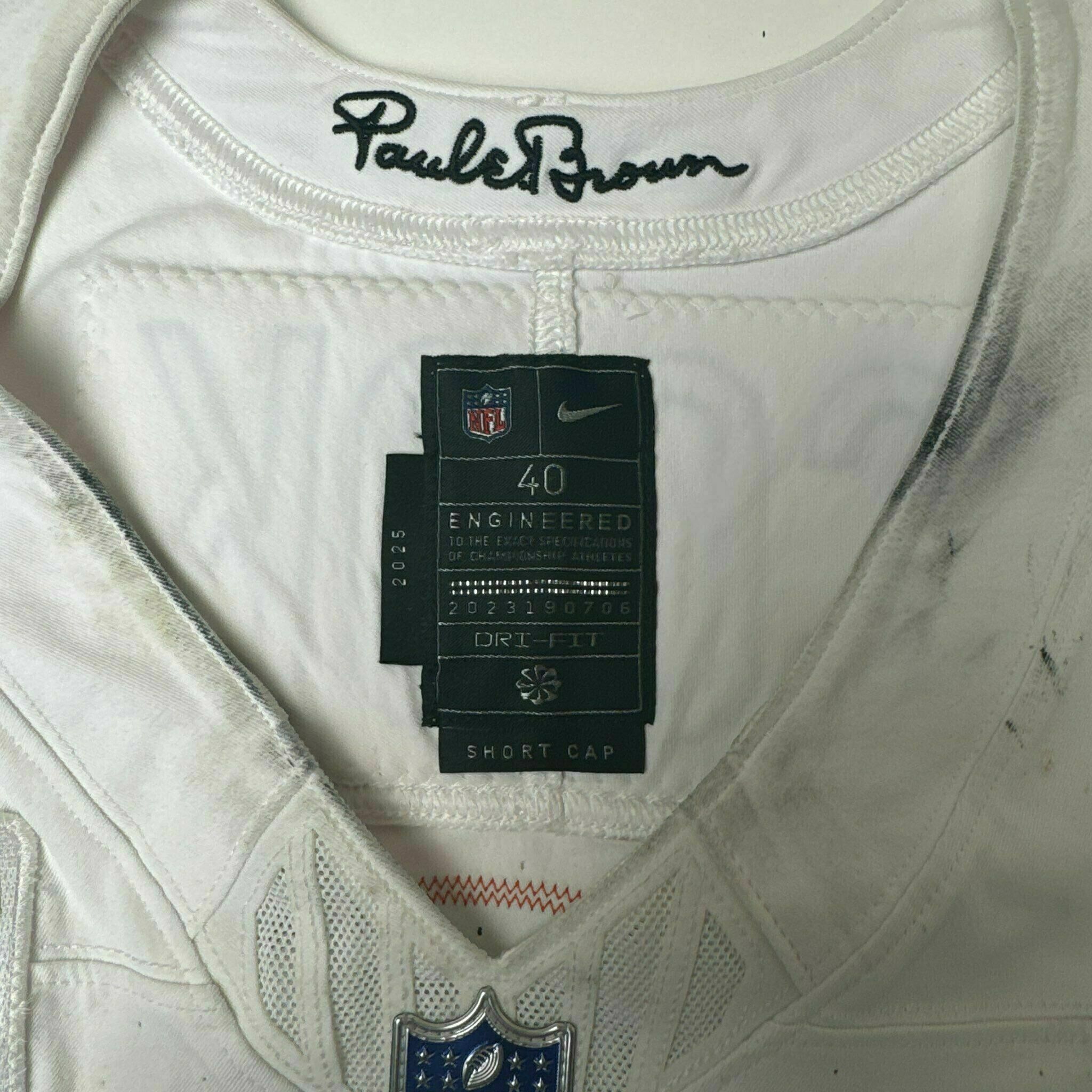 #6 Bryan Cook Game-Worn Jersey vs HOU