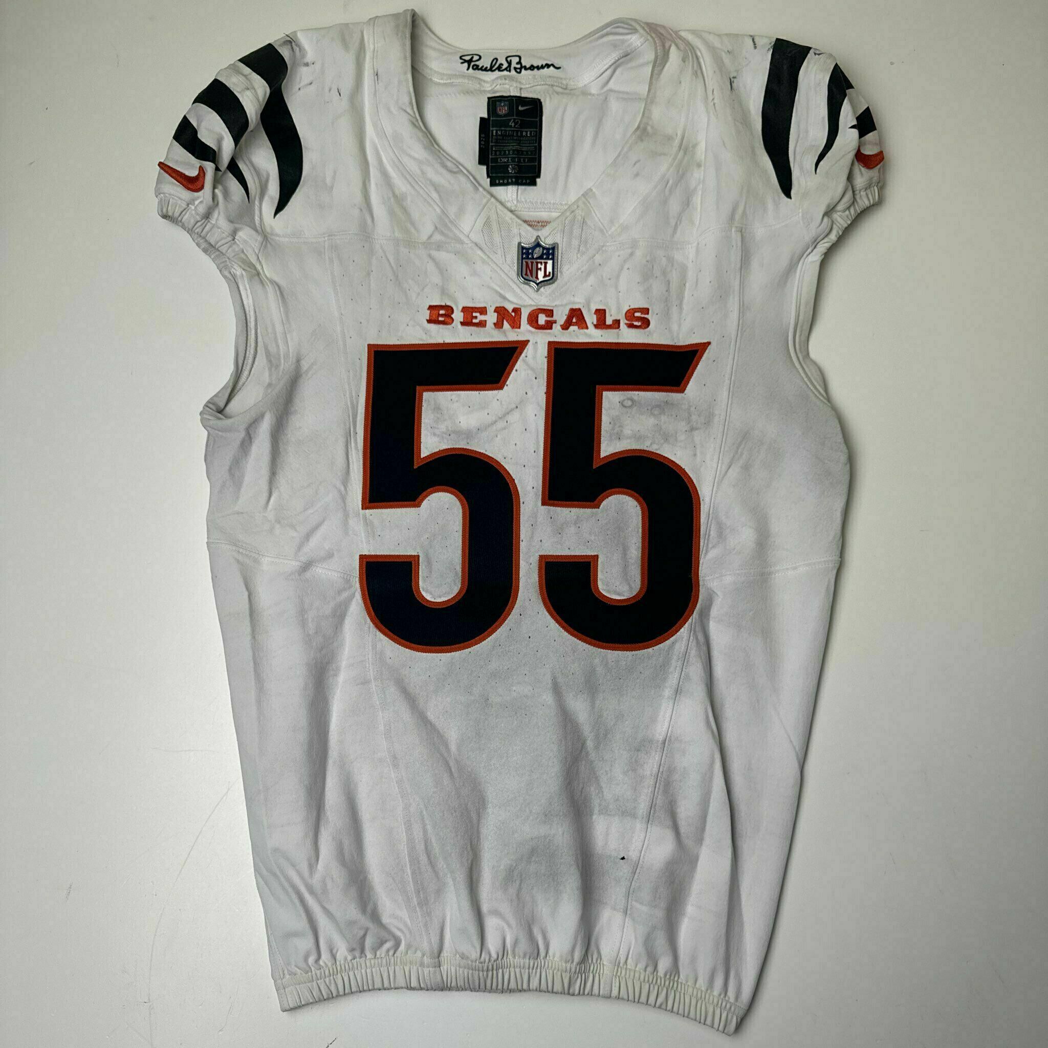 #55 Cashius Howell Game-Worn Jersey vs HOU
