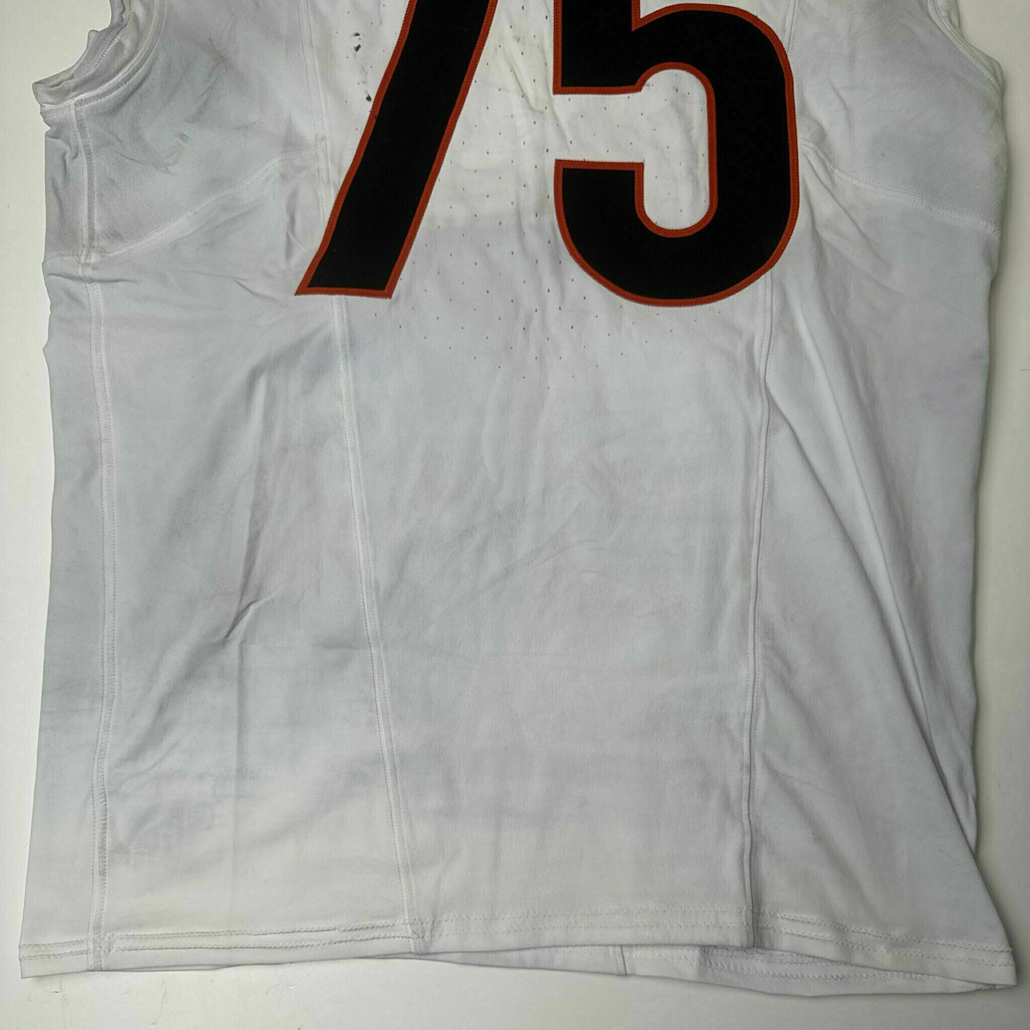 #75 Orlando Brown Game-Worn Jersey vs HOU