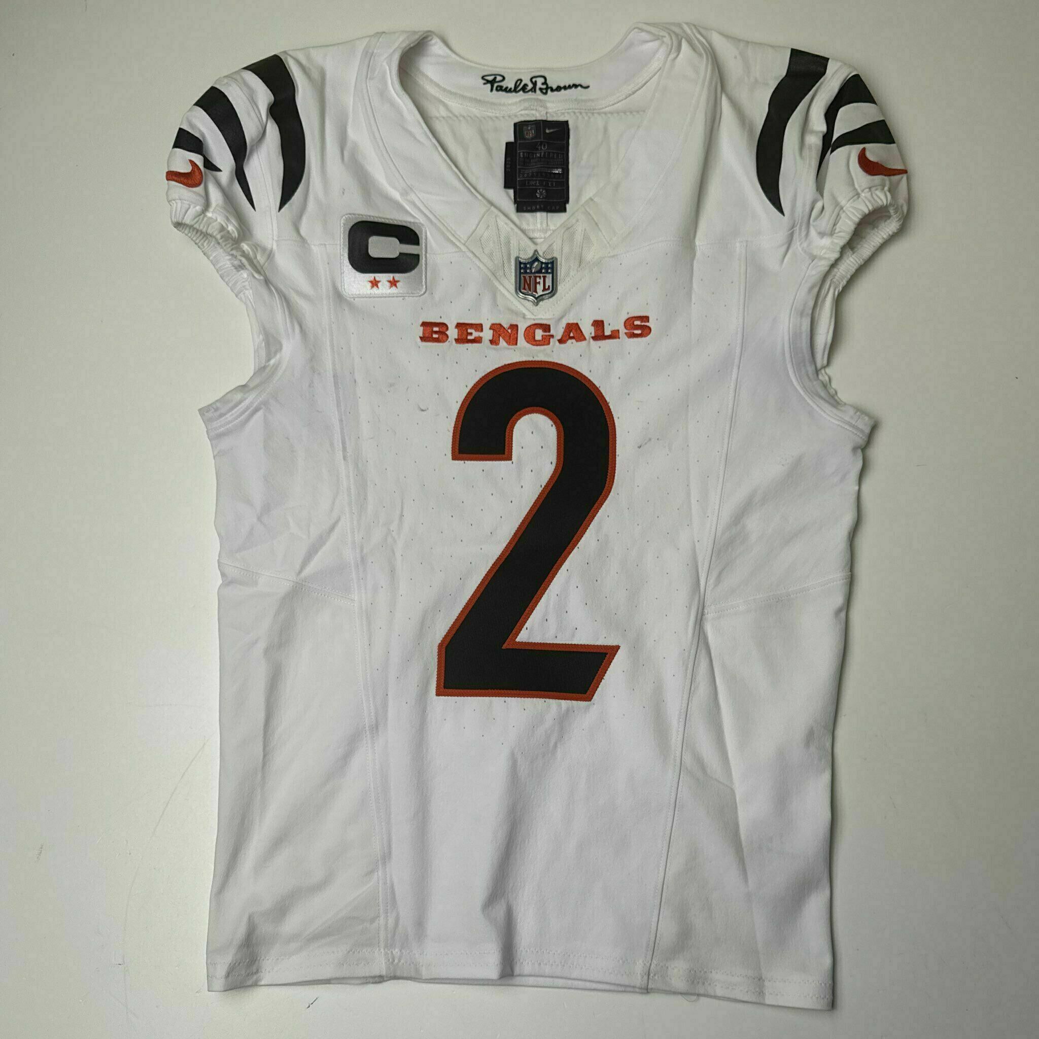 #2 Evan McPherson Game-Worn Jersey vs HOU