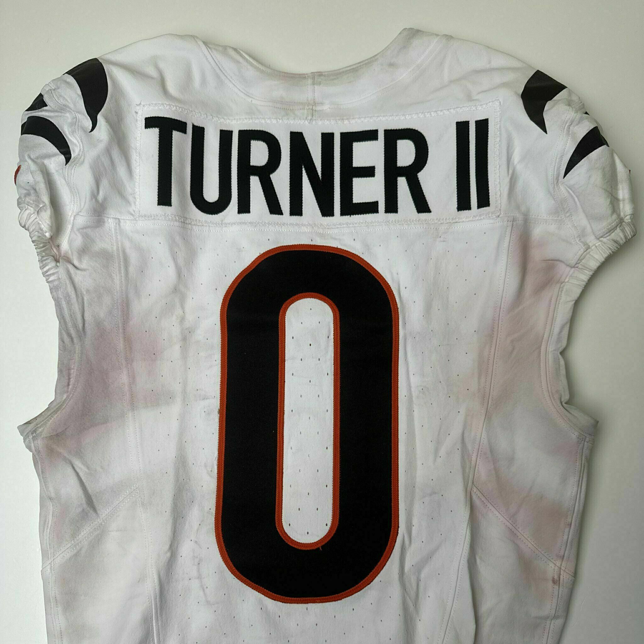 #0 DJ Turner II Game-Worn Jersey vs HOU