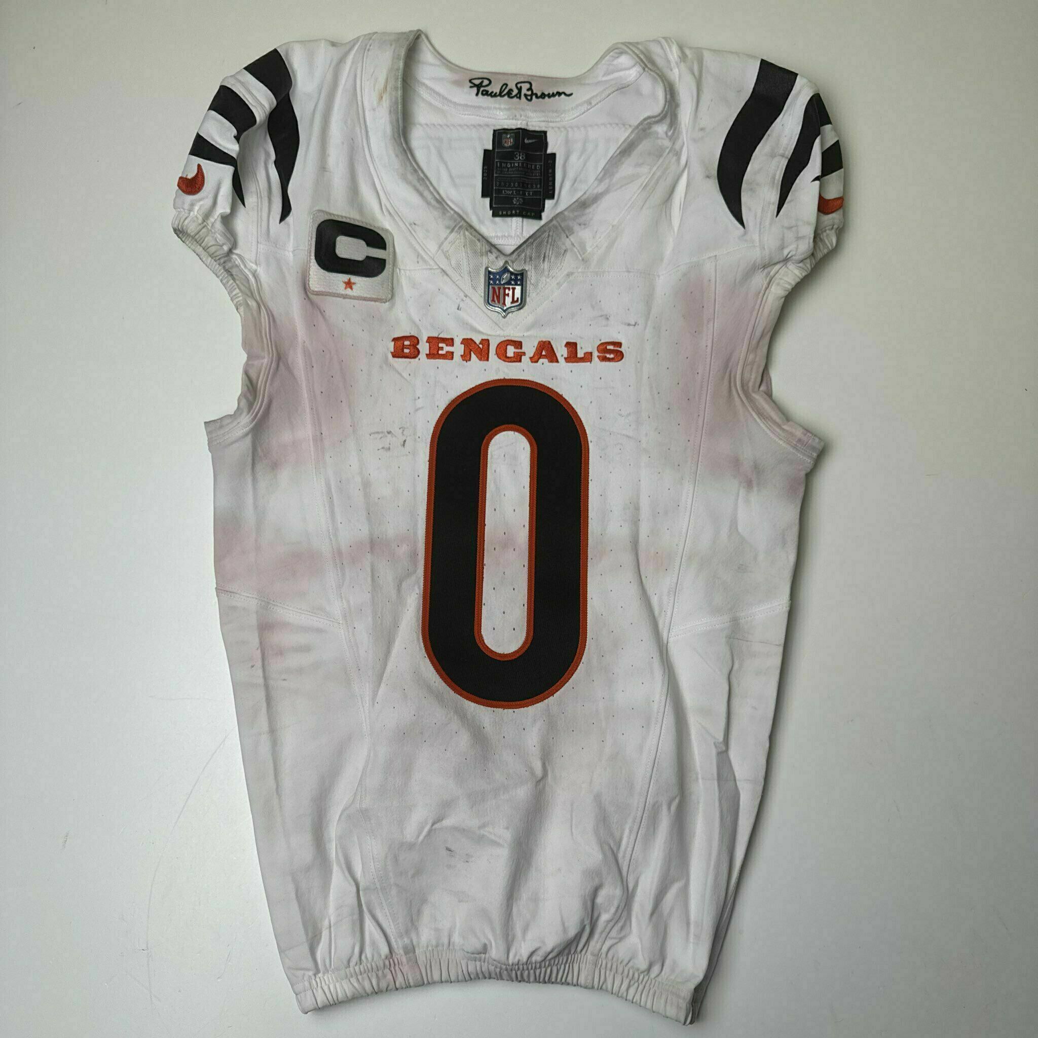 #0 DJ Turner II Game-Worn Jersey vs HOU