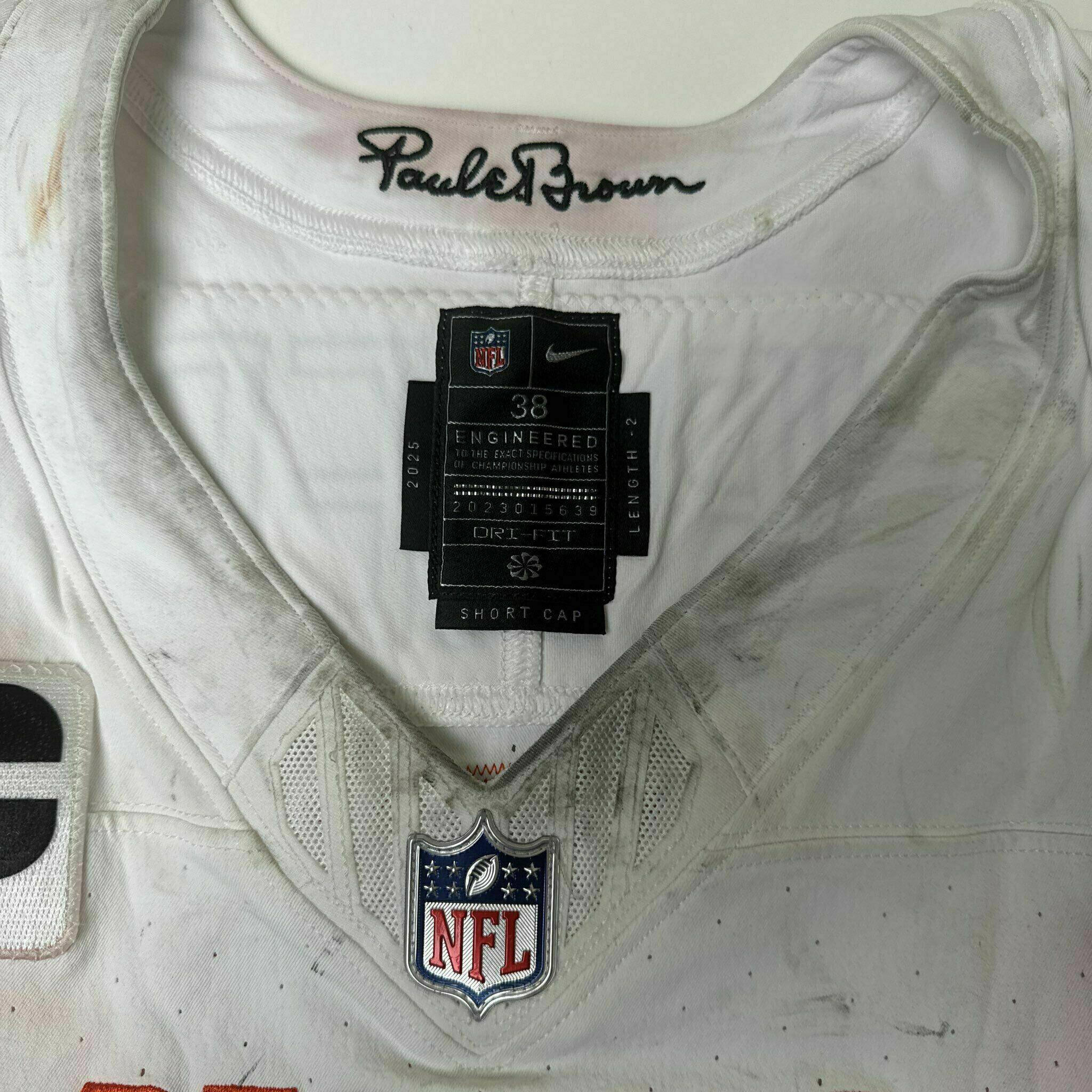 #0 DJ Turner II Game-Worn Jersey vs HOU
