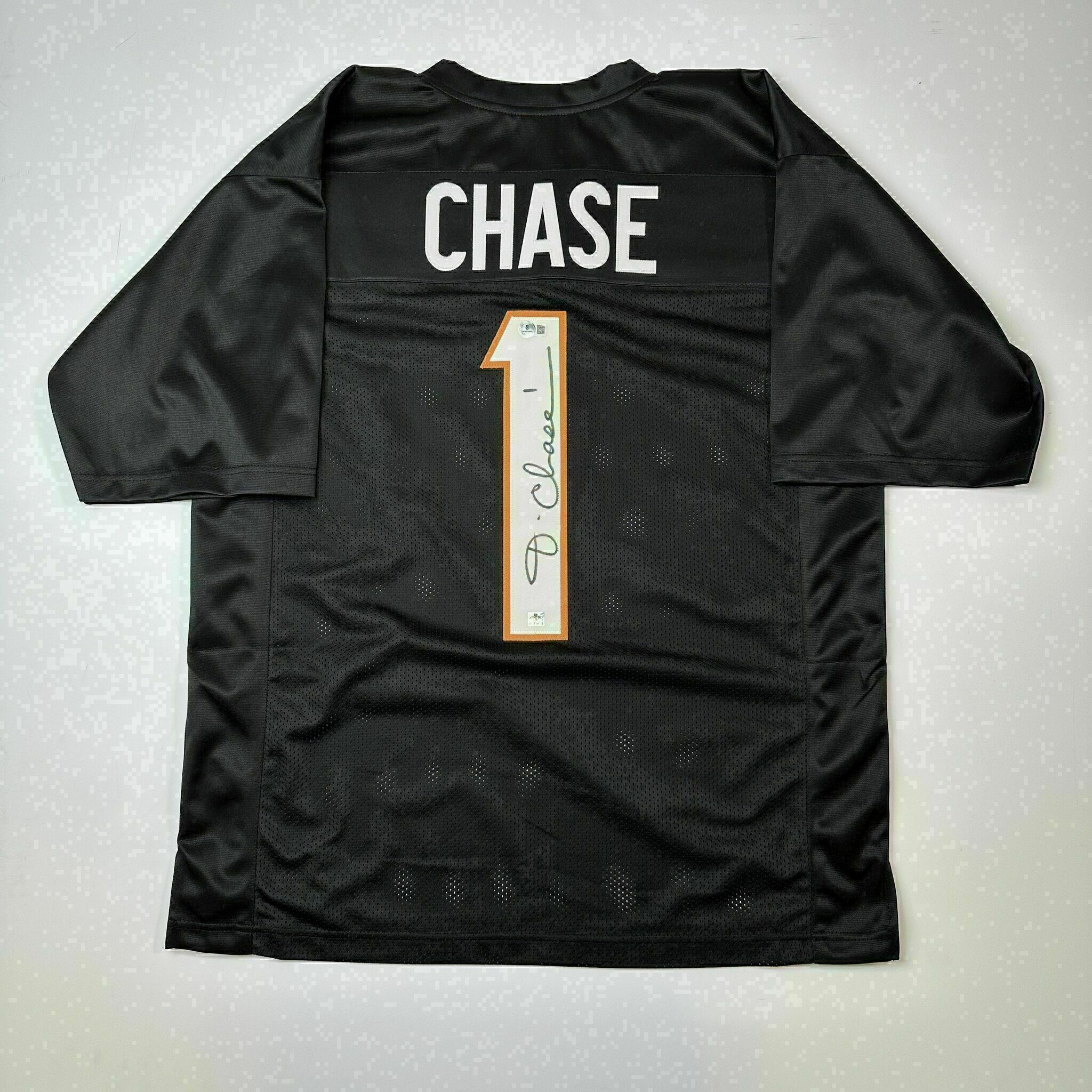 Chase Signed Black Custom Jersey