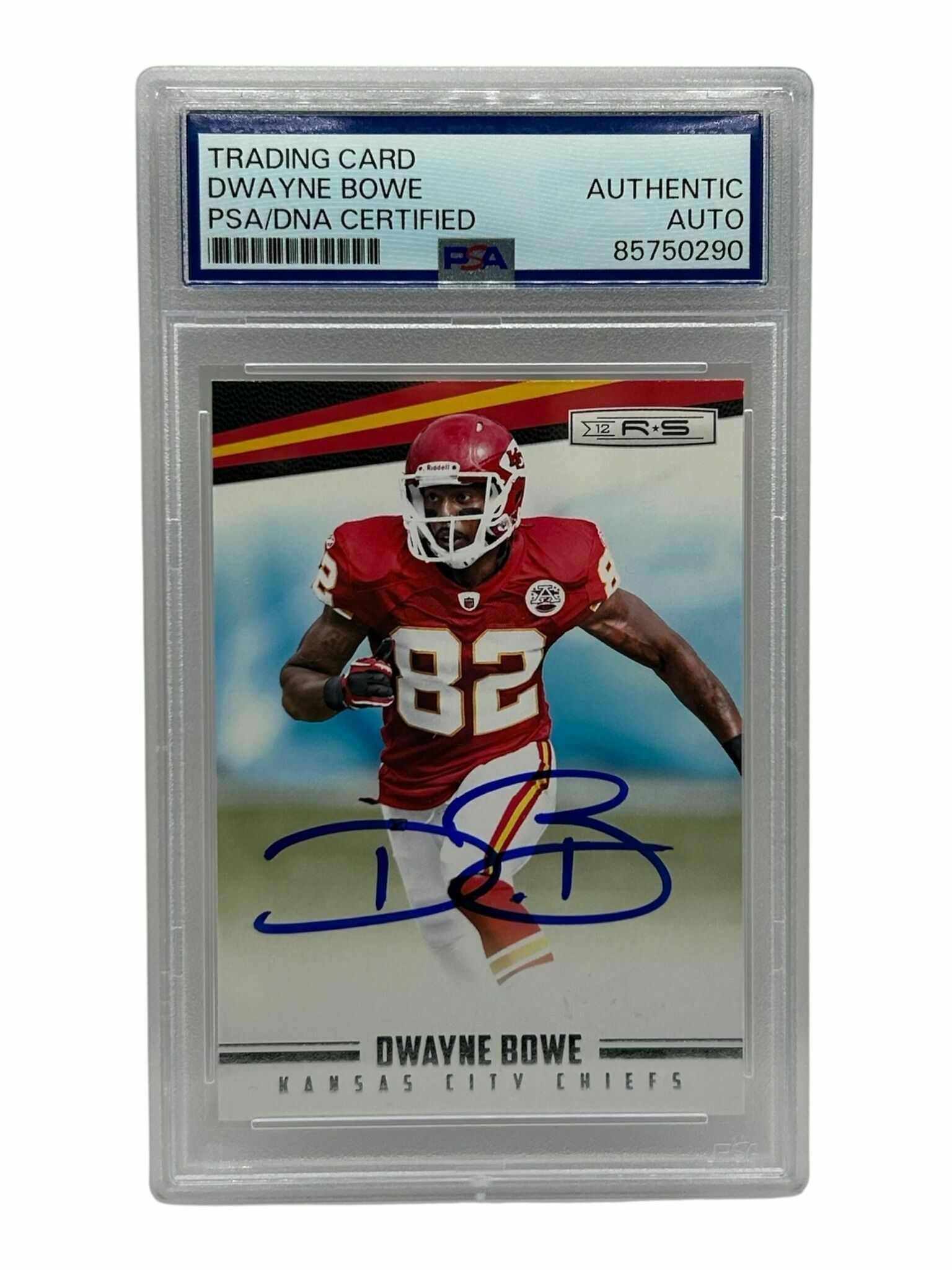 2012 Rookies & Stars Dwayne Bowe On-Card Autograph Trading Card - PSA Authentic
