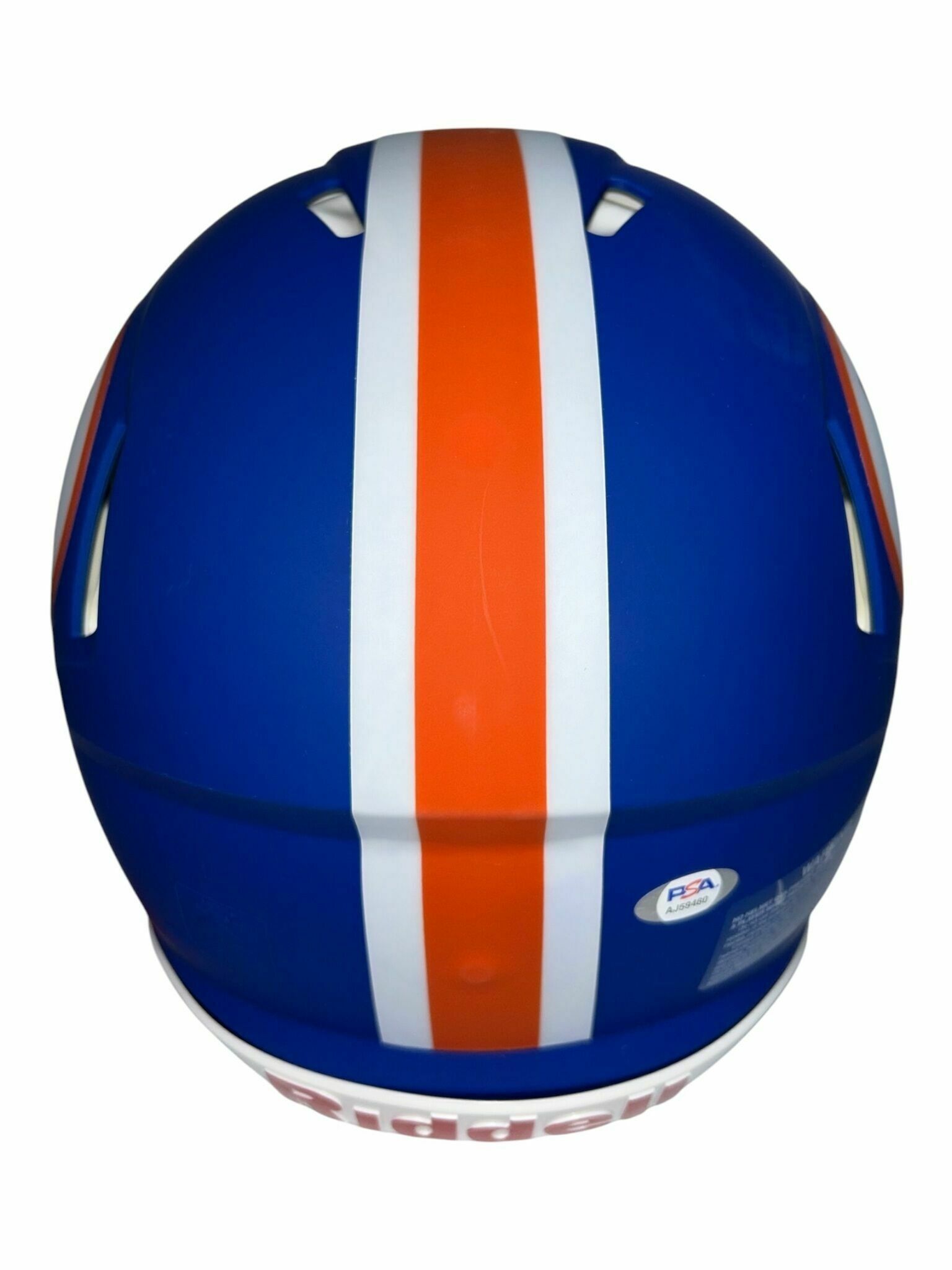 Anthony Richardson UF Gators Full Size Authentic Blue Throwback Autographed Helmet - Beckett Authentic