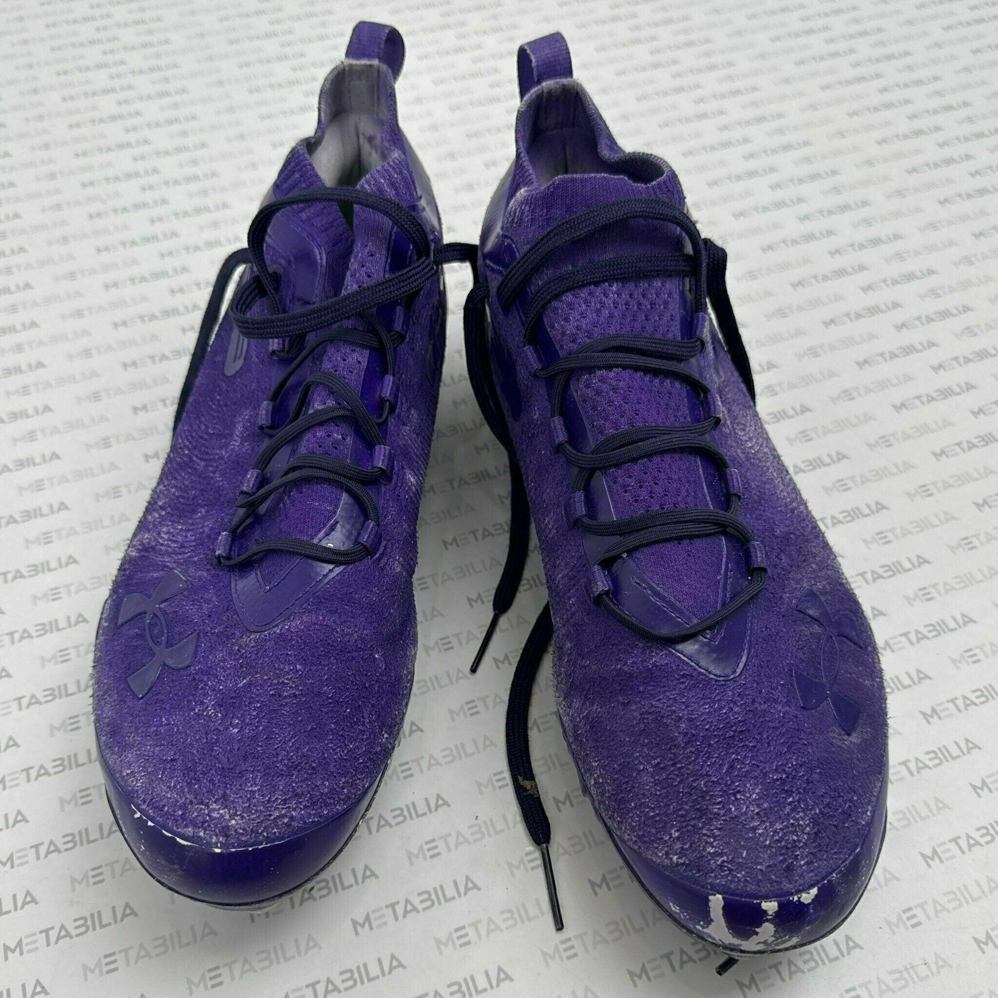 #38 Ravens Player Game-Worn Cleats, US Size 9.5
