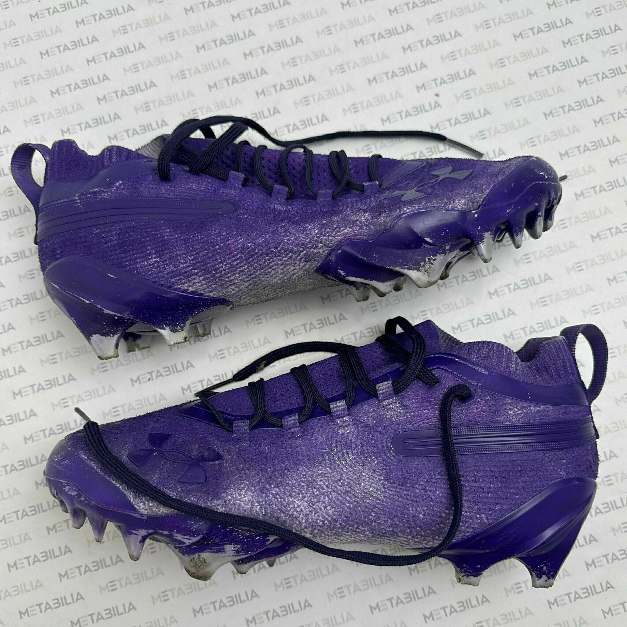 #38 Ravens Player Game-Worn Cleats, US Size 9.5