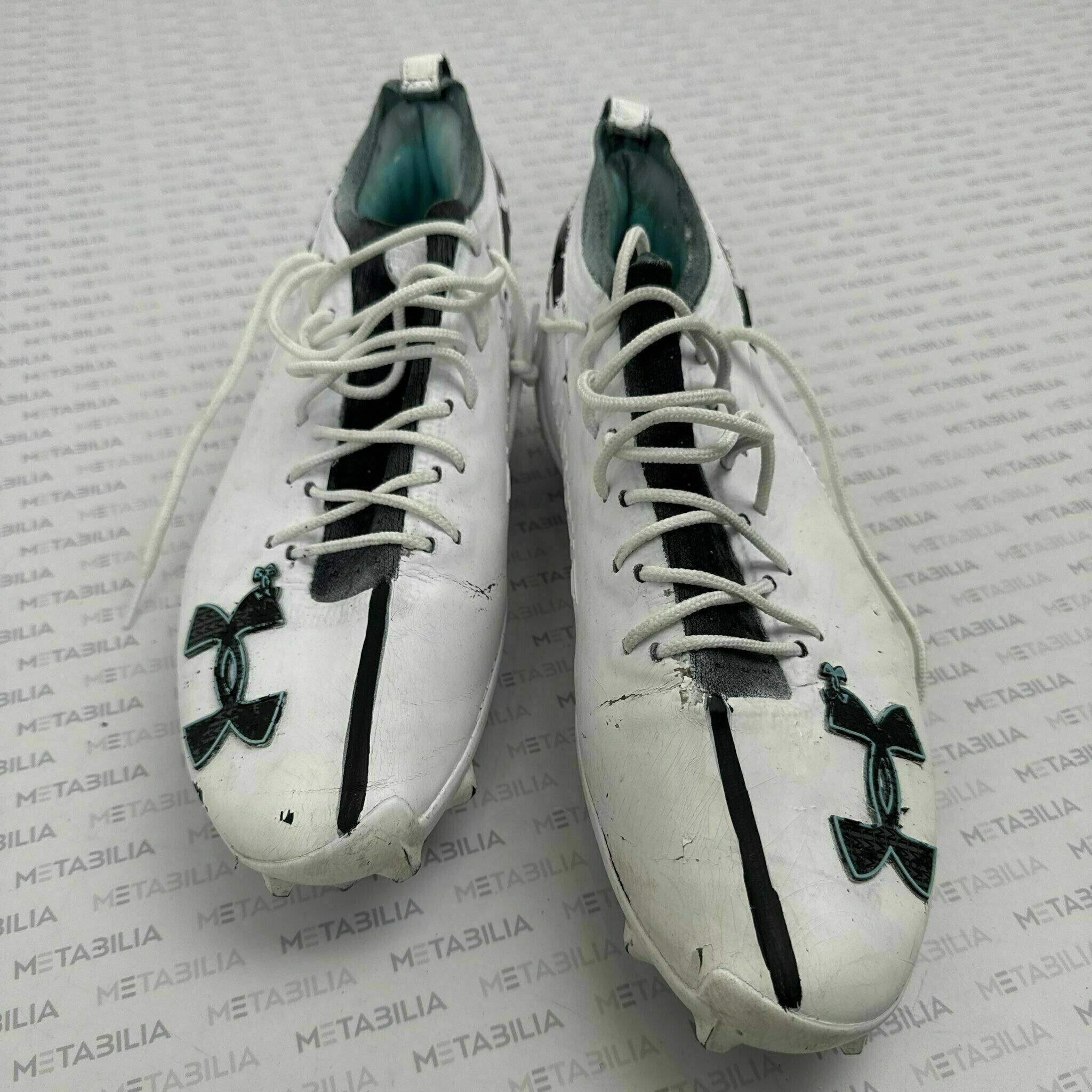 #4 Zay Flowers Game-Worn Cleats, US Size 10.5