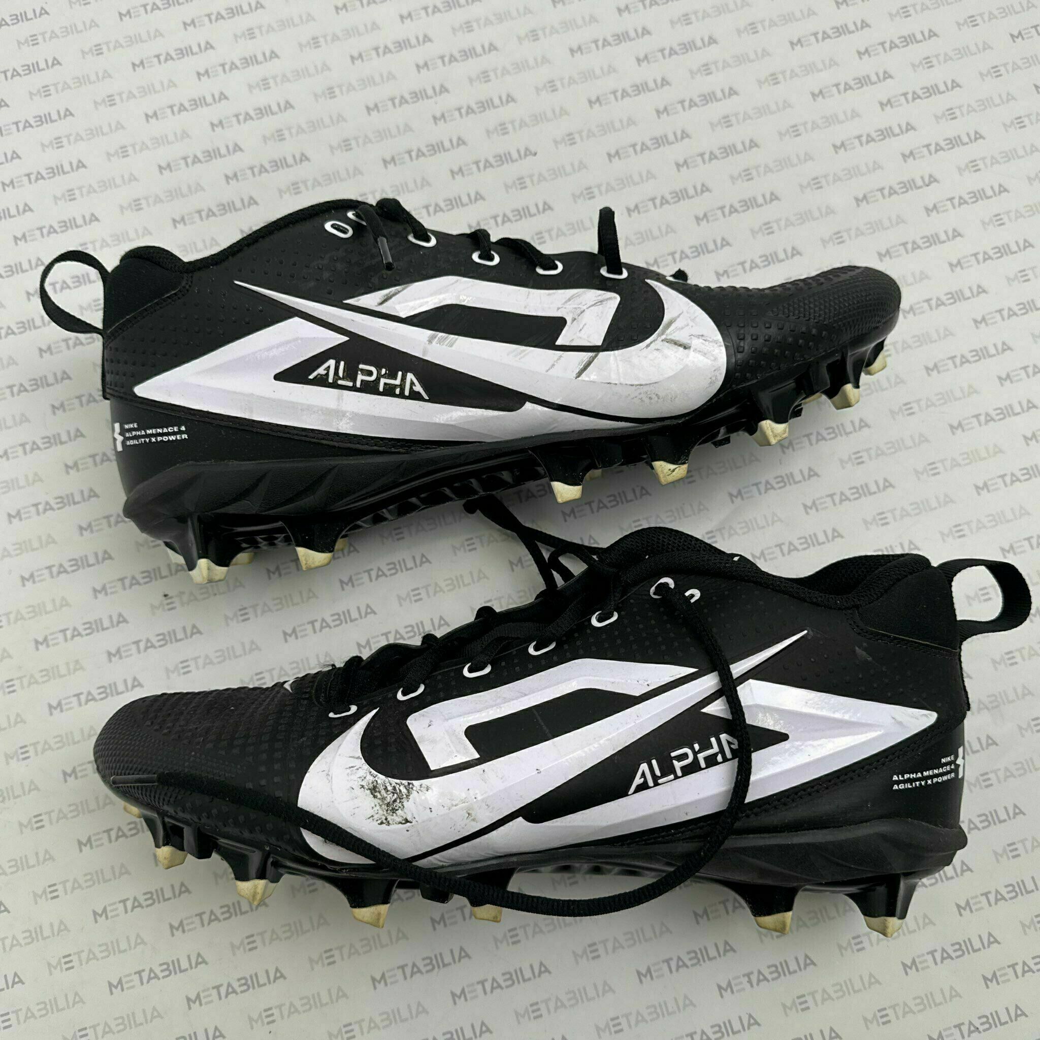 #35 Ravens Player Game-Worn Cleats, US Size 11.5