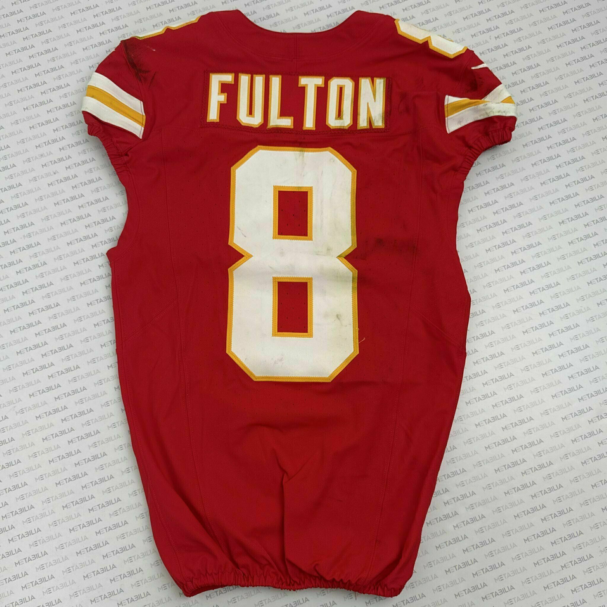 #8 FULTON Game-Worn Jersey vs Colts