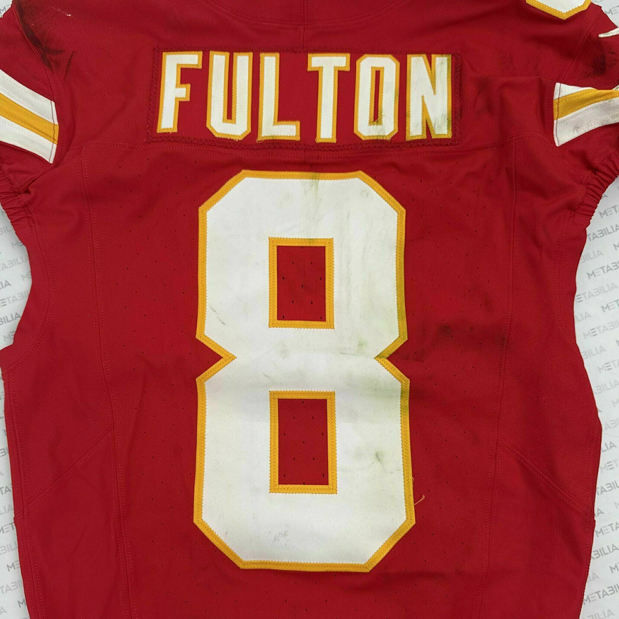 #8 FULTON Game-Worn Jersey vs Colts