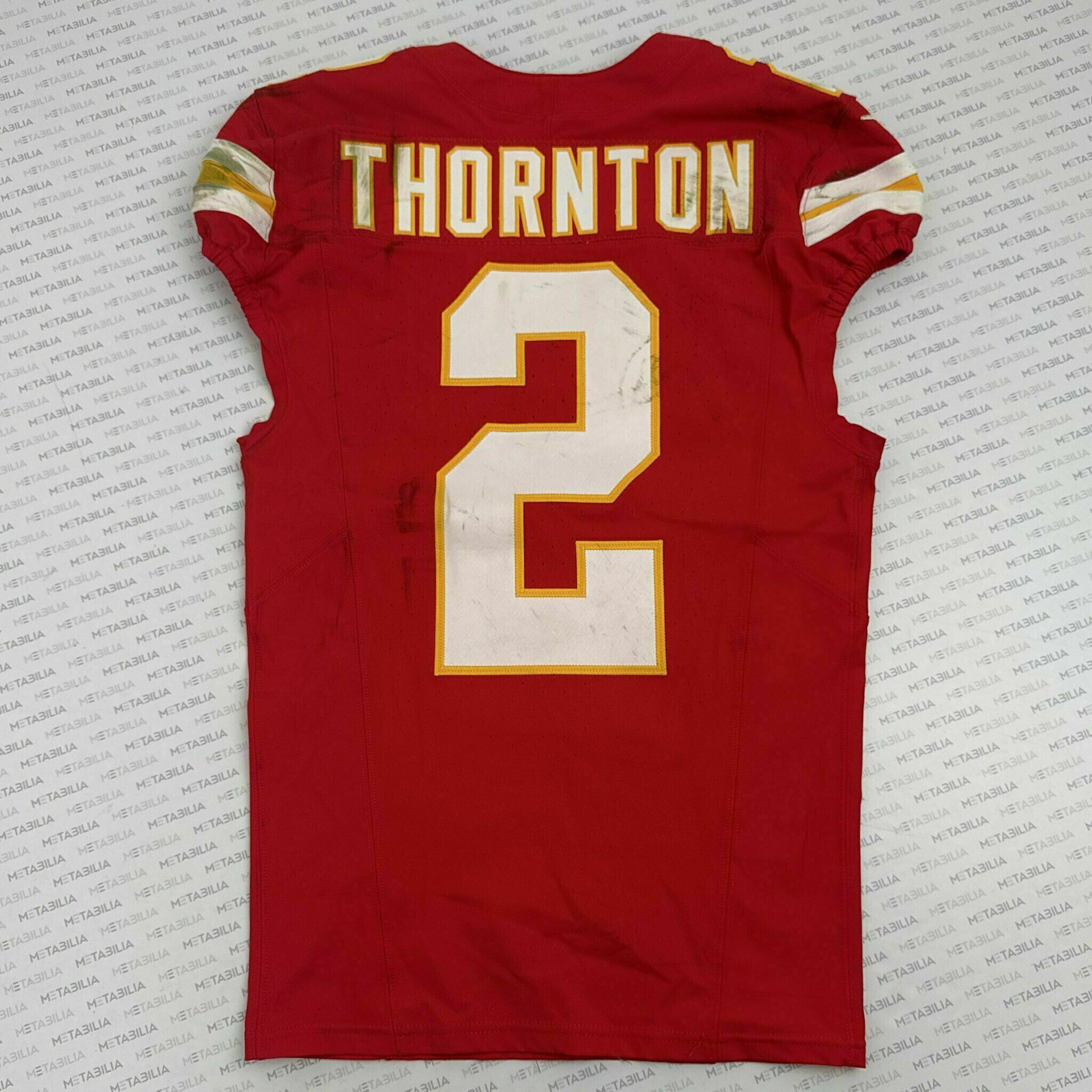 #2 THORNTON Game-Worn Jersey vs Colts