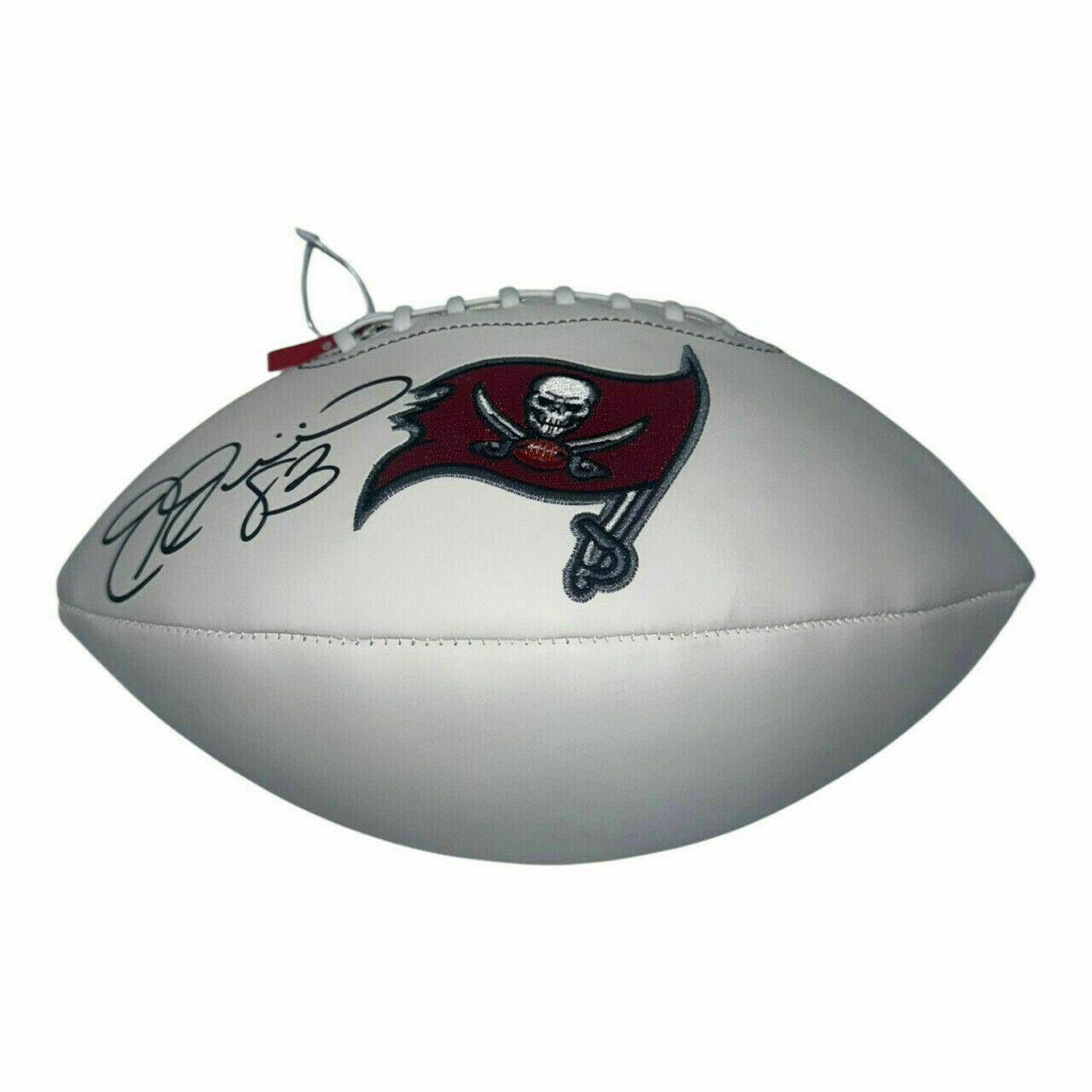 Joe Jurevicius Autographed Tampa Bay Buccaneers Wilson White Panel Football - JSA