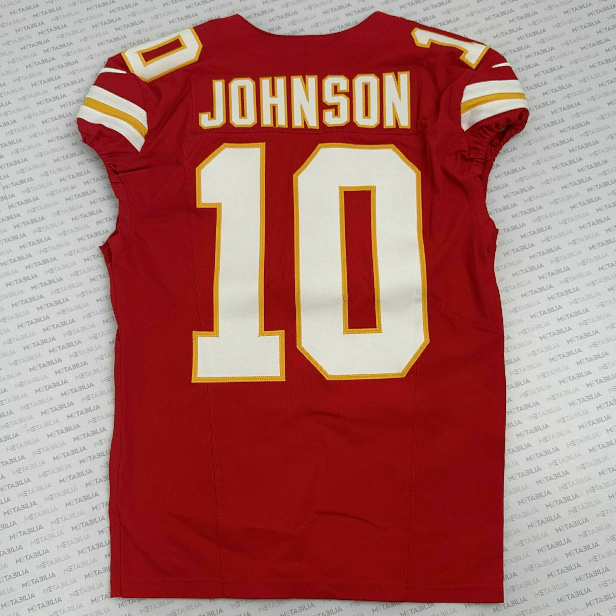 #10 JOHNSON PS3 Rookie Game-Worn Jersey vs Seahawks