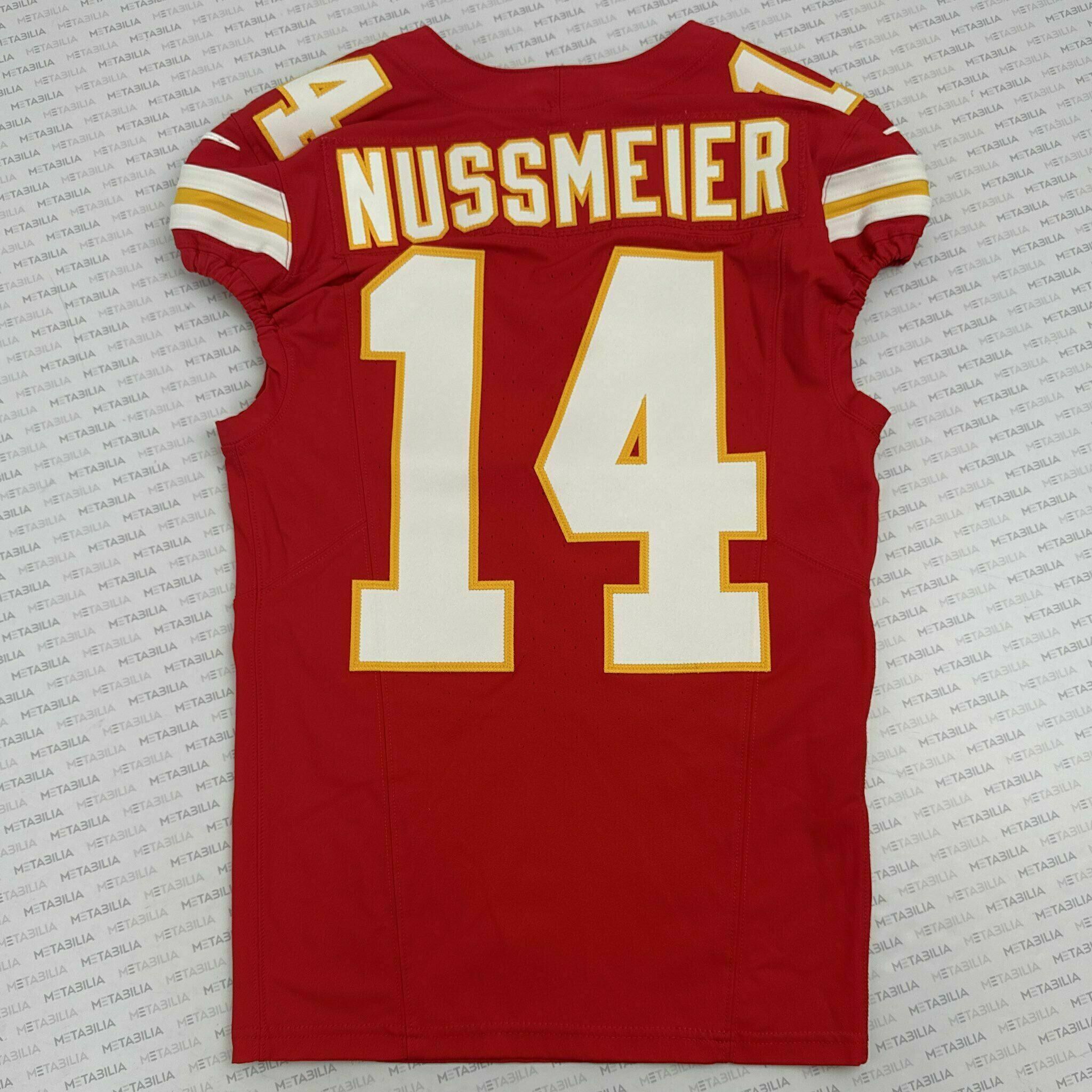 #14 Garrett Nussmeier PS3 Rookie Game-Worn Jersey vs Seahawks
