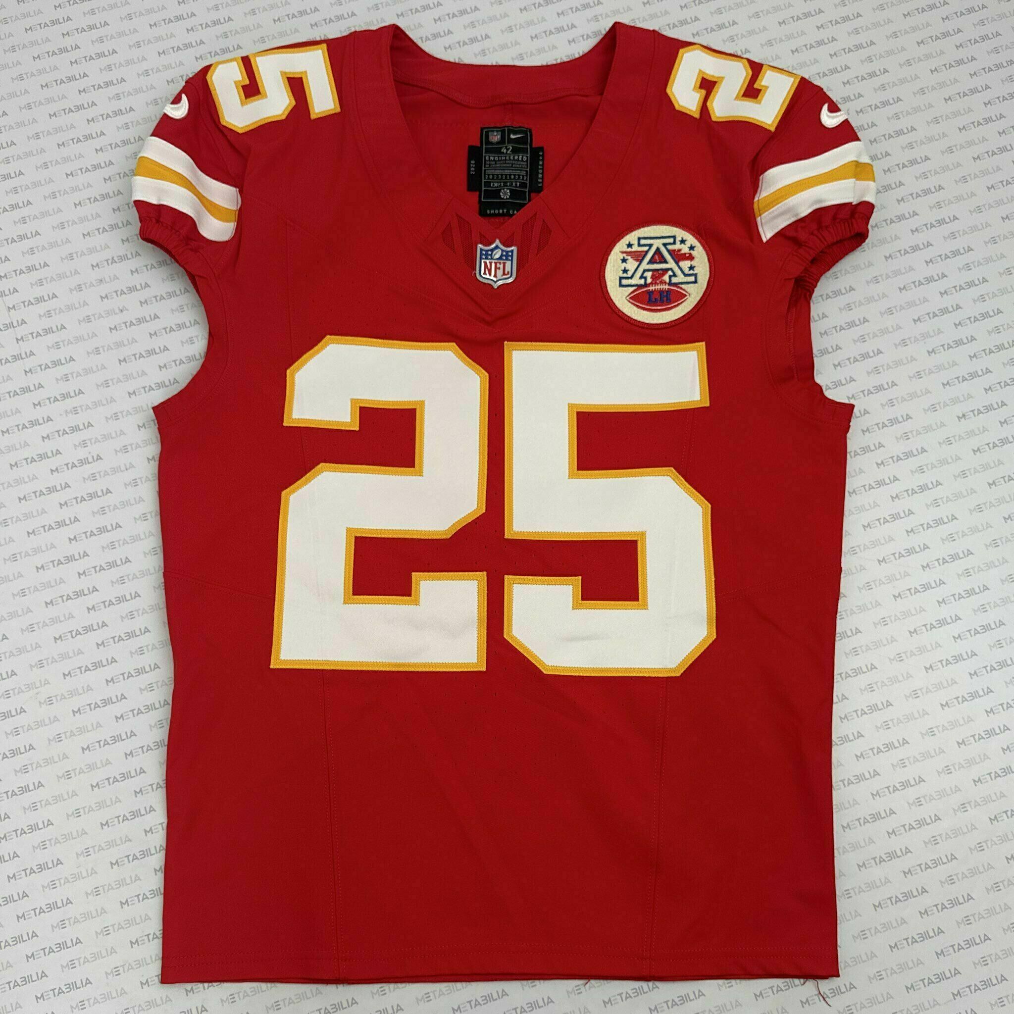 #25 Emari Demercado PS3 Game-Worn Jersey vs Seahawks