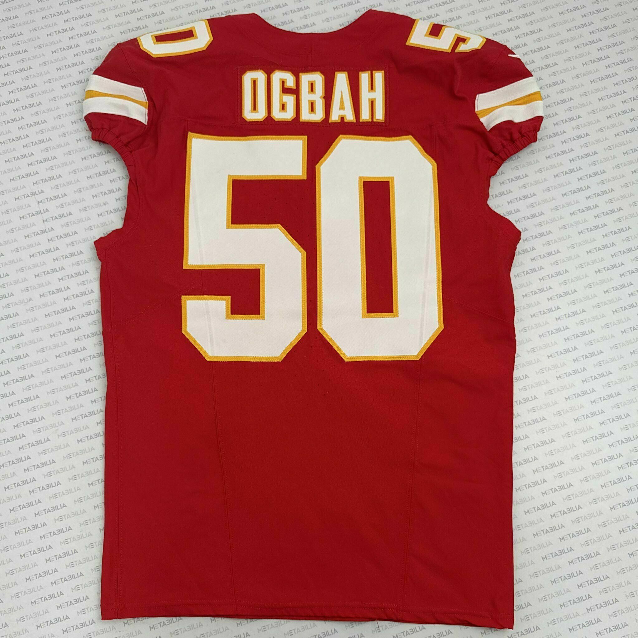 #50 Emmanuel Ogbah PS3 Game-Worn Jersey vs Seahawks
