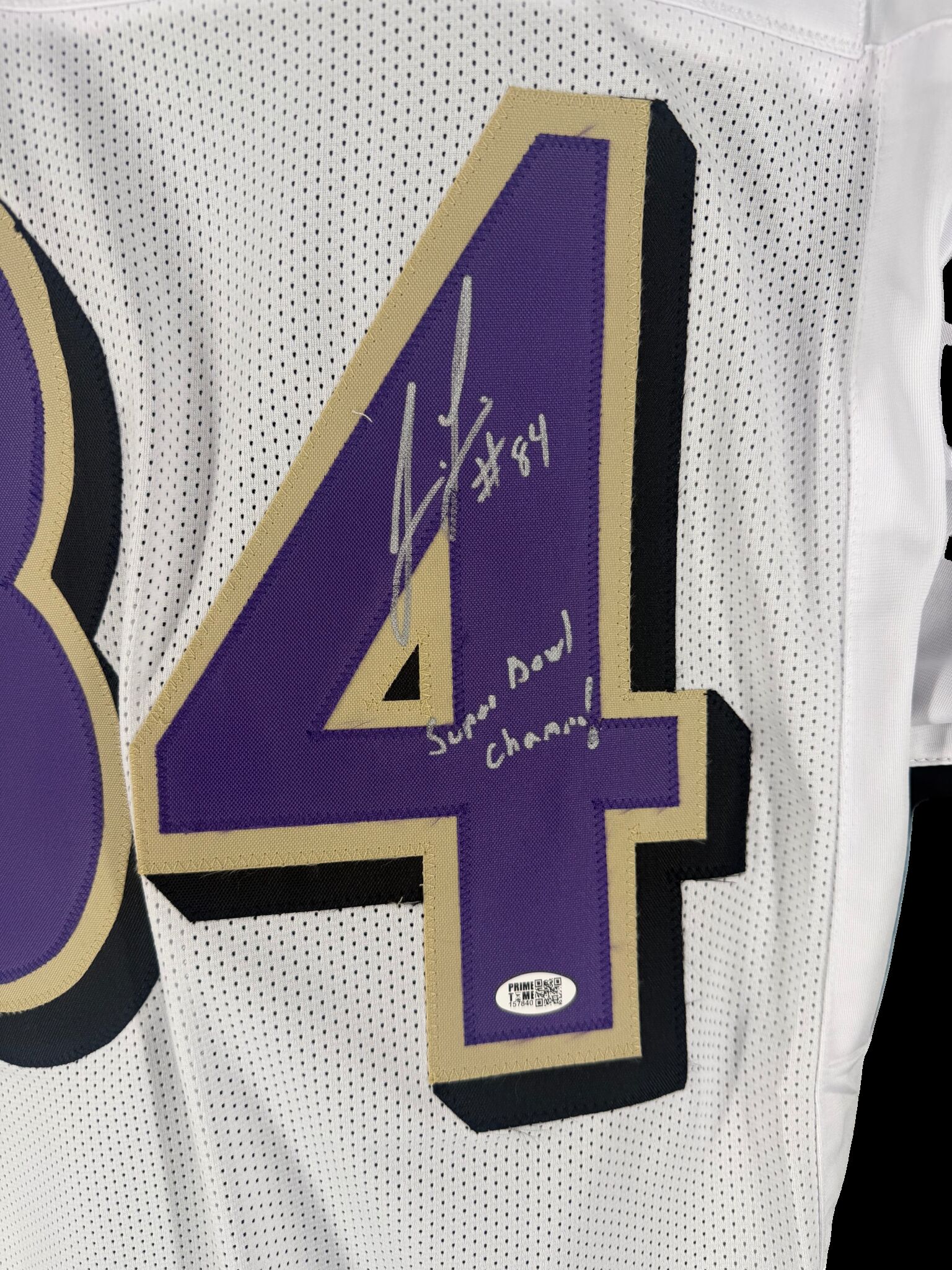 Jermaine Lewis Autographed Jersey