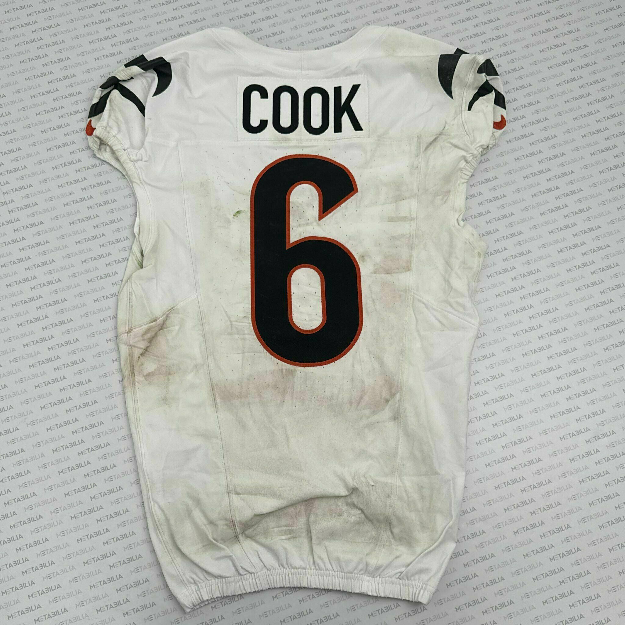 #6 Bryan Cook Game-Worn Jersey vs PIT