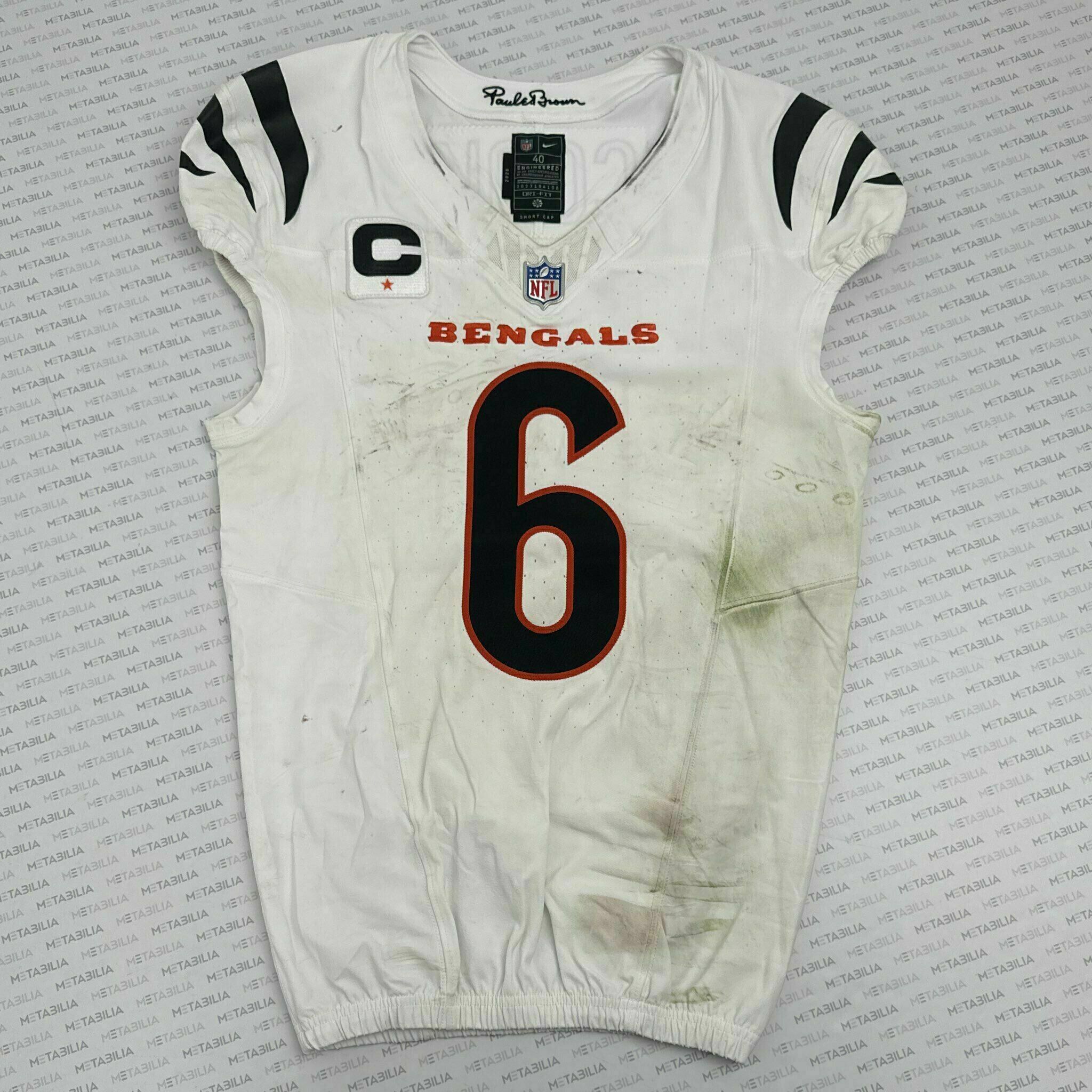 #6 Bryan Cook Game-Worn Jersey vs PIT