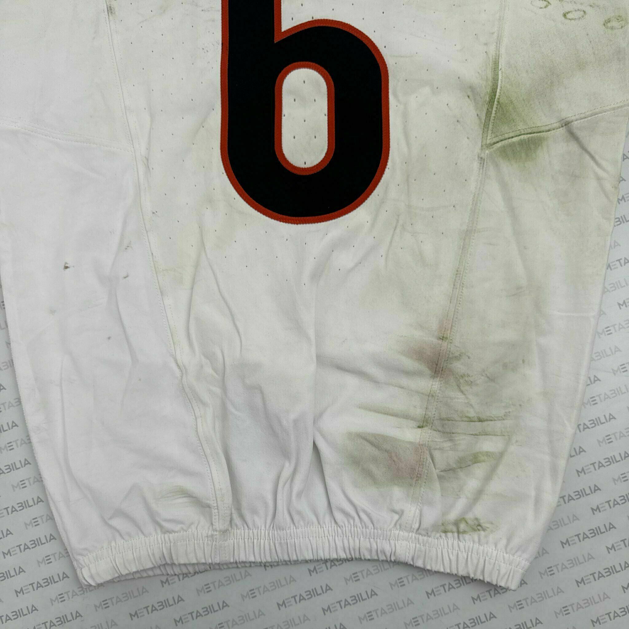 #6 Bryan Cook Game-Worn Jersey vs PIT